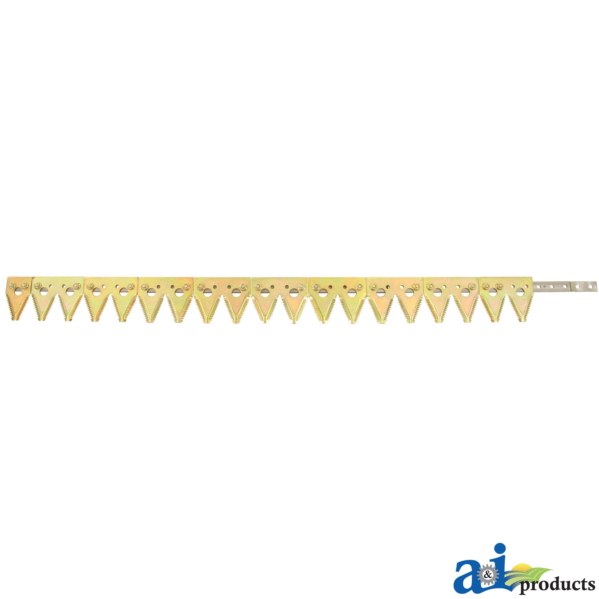 A&I Products Right Side Cutterbar Fine Knife End Section, 30 Feet - A-AH155557