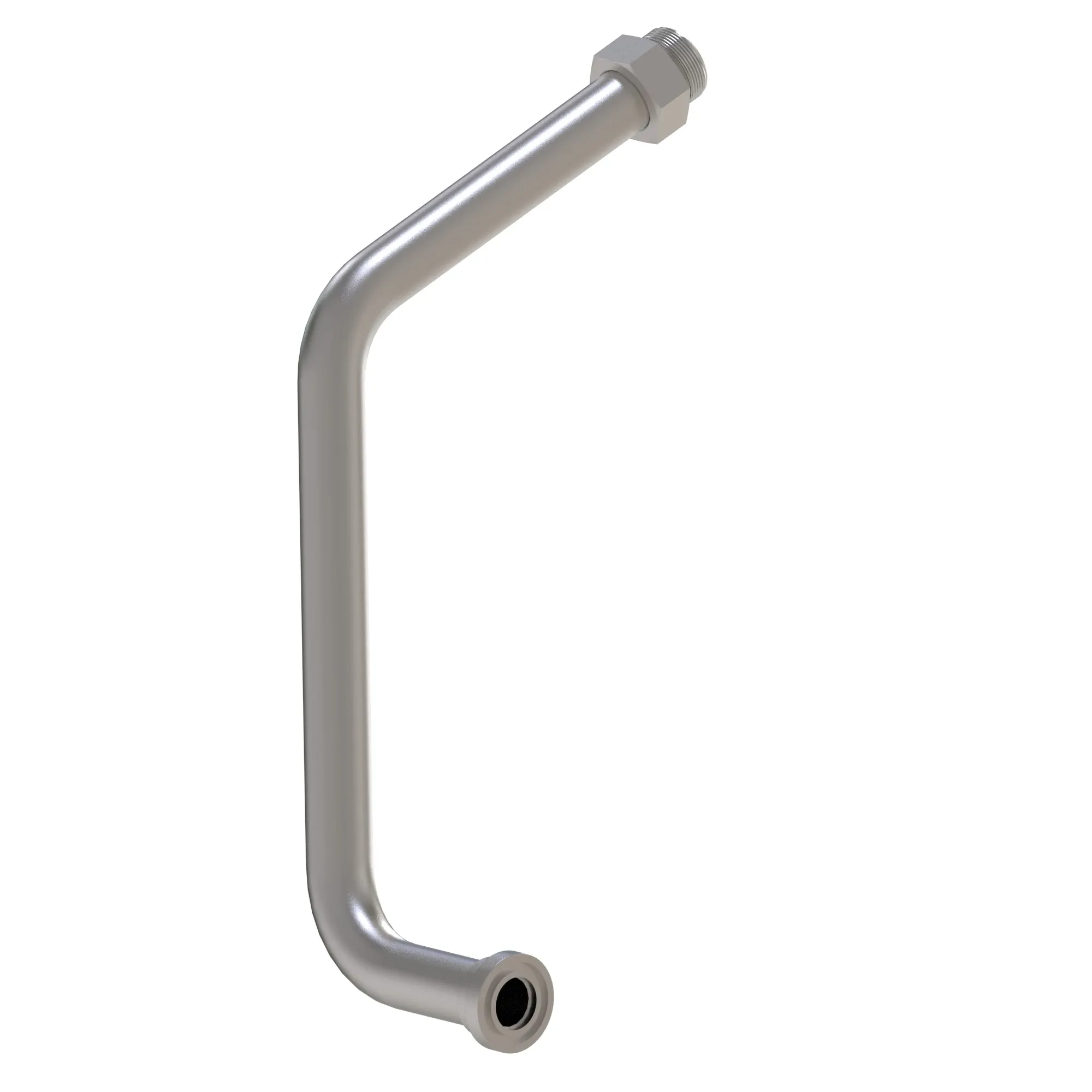 John Deere Front Auxiliary Pump Oil Line, Bottom - AN372247