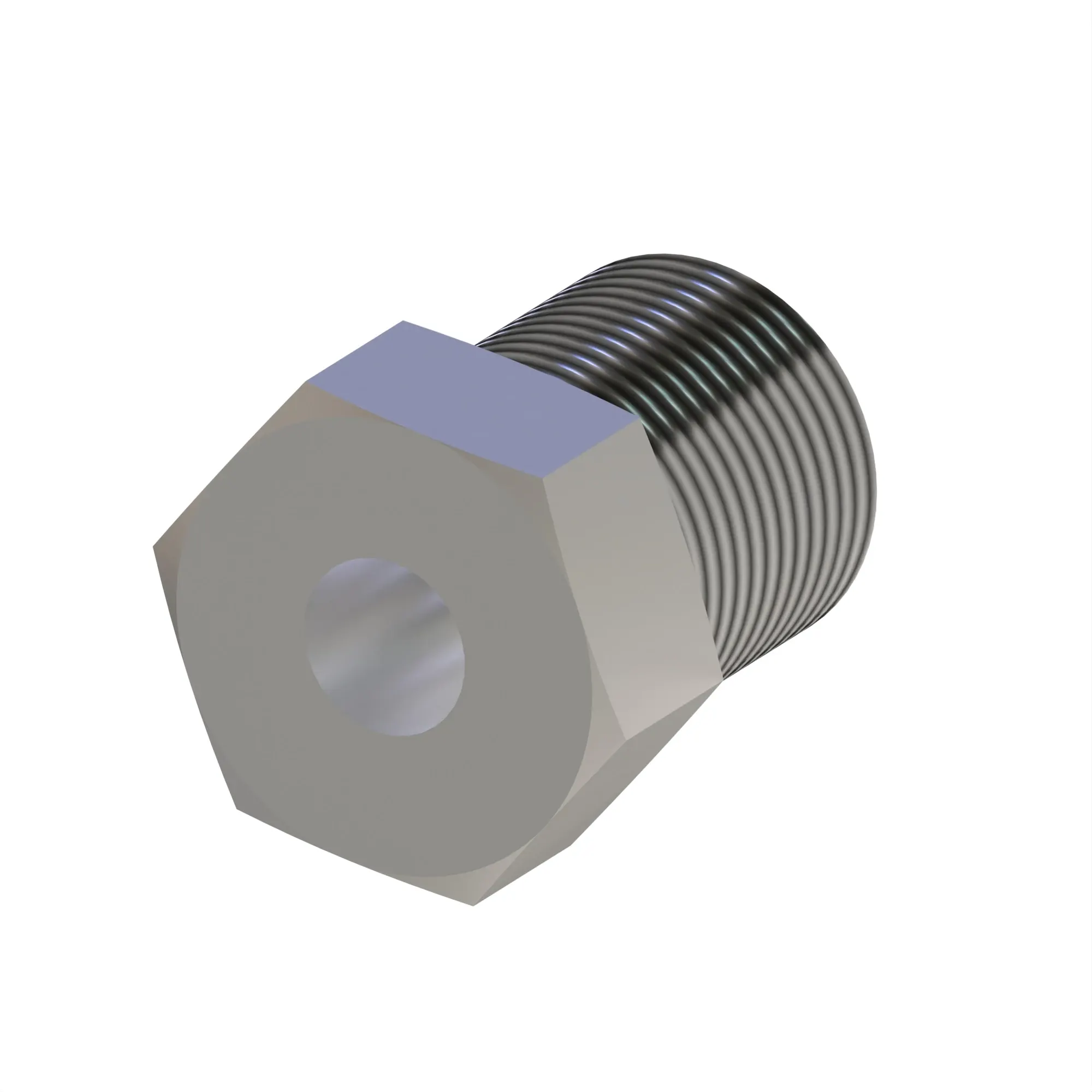 John Deere Hexagonal Stake Nut, 1/4" - R176780