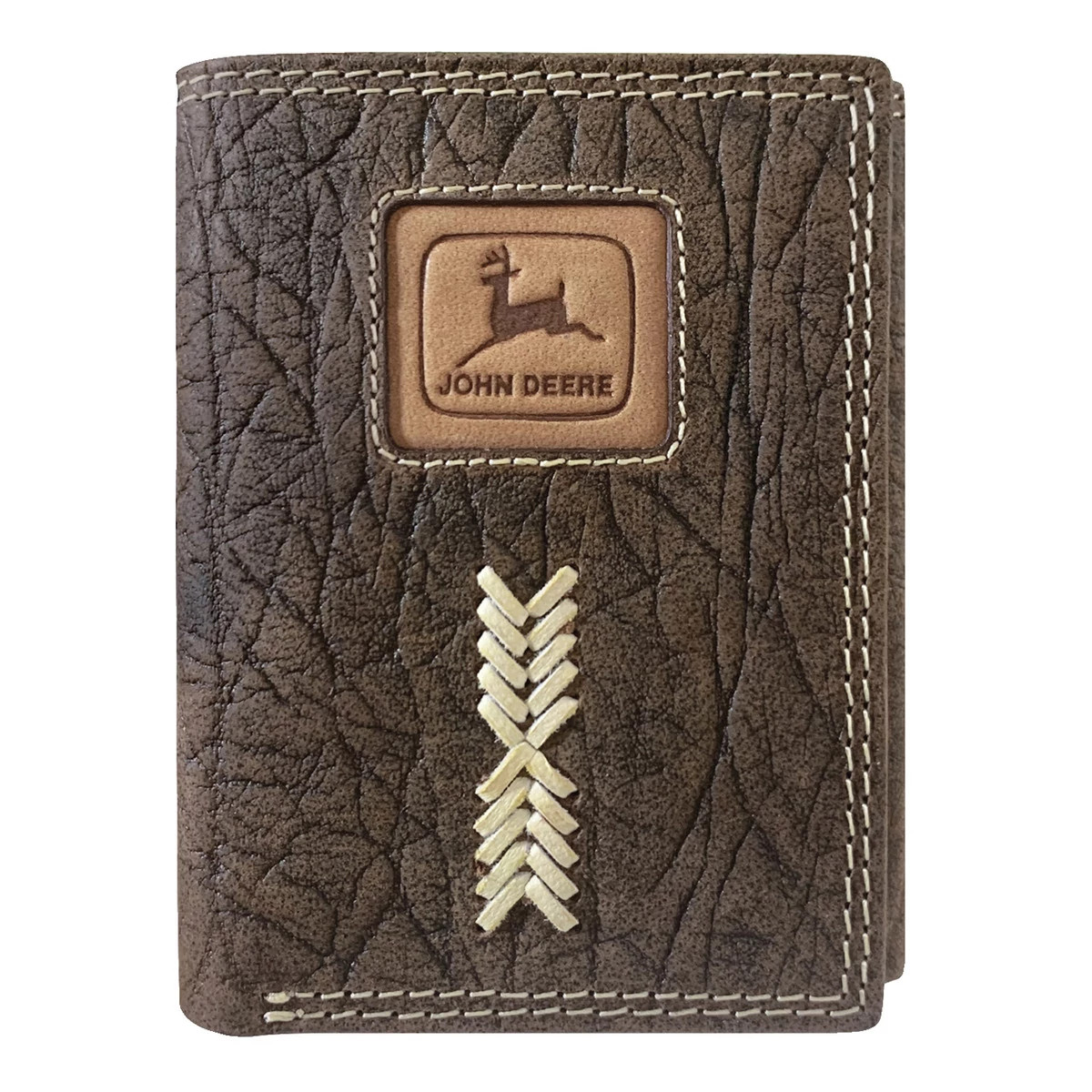 Leather Patch Trifold
