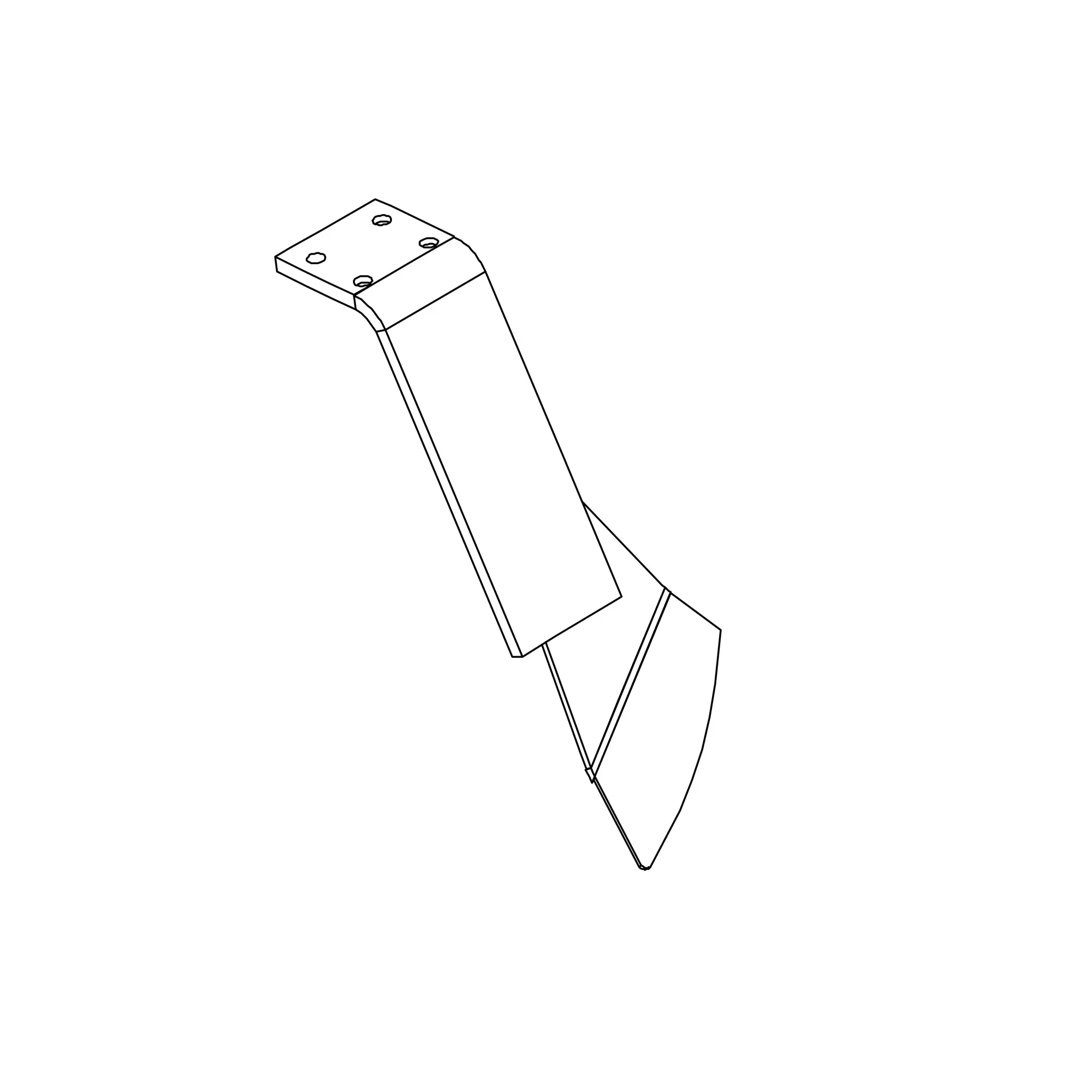 John Deere Scraper, Right Side - 5KB3043116