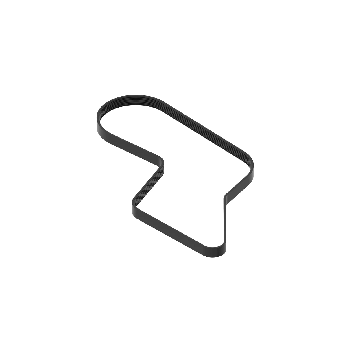 John Deere PK Section Engine Fan Drive V-Belt - DZ118557