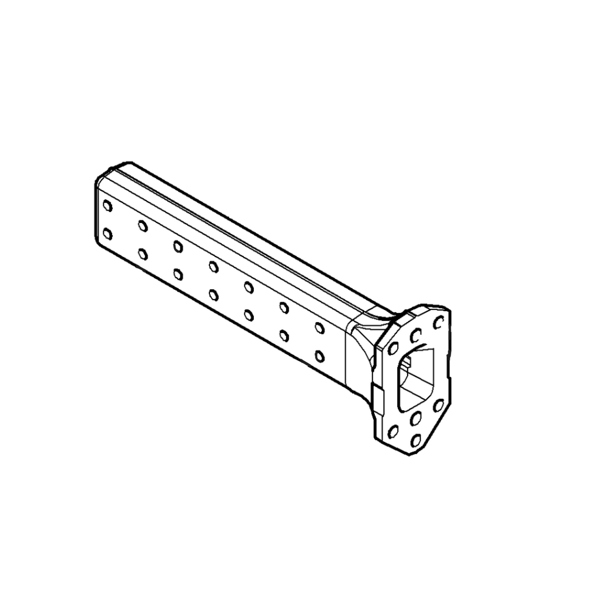 John Deere Cast Extension Rear Axle - H239150