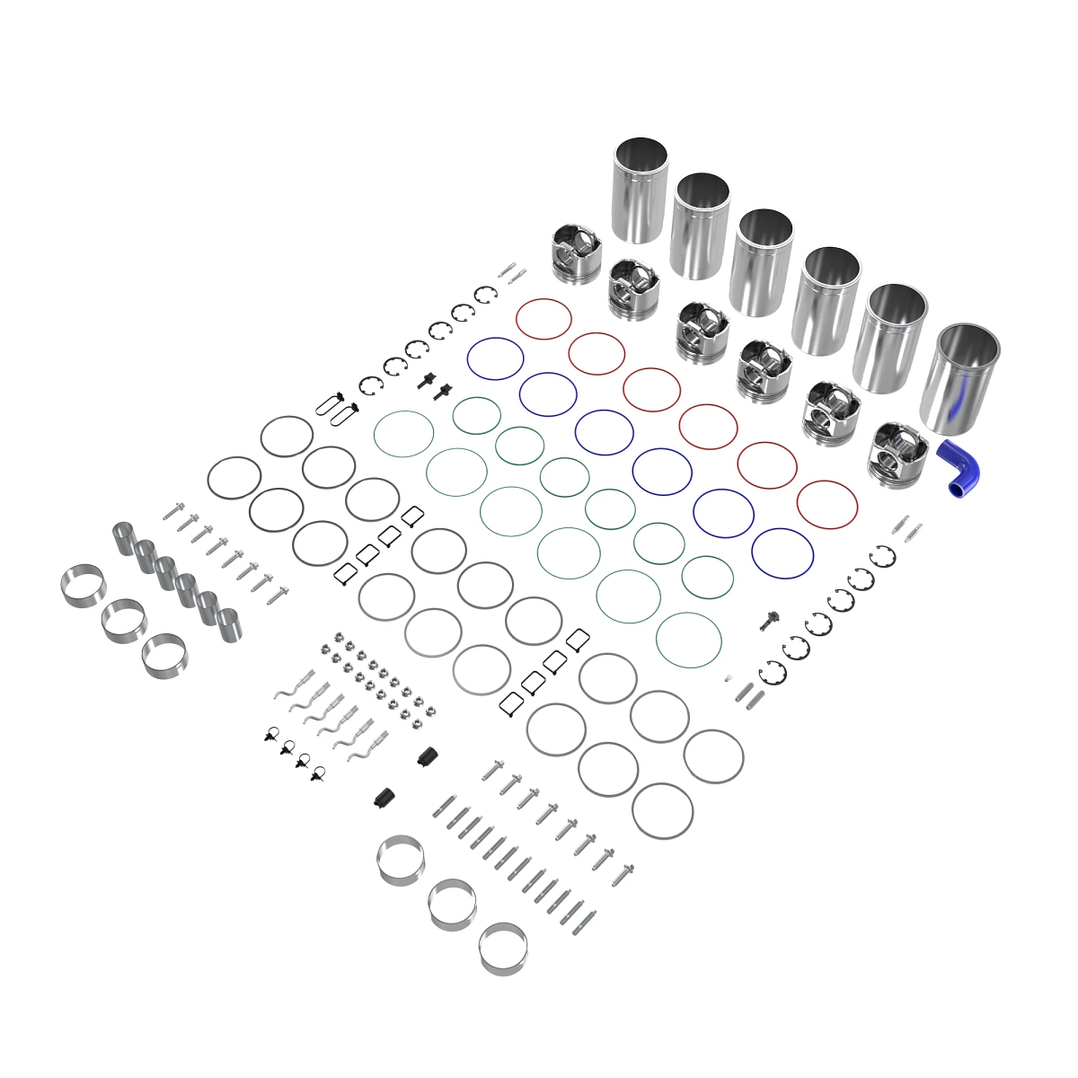 Engine Overhaul Kit, W/ Tapered Squi
