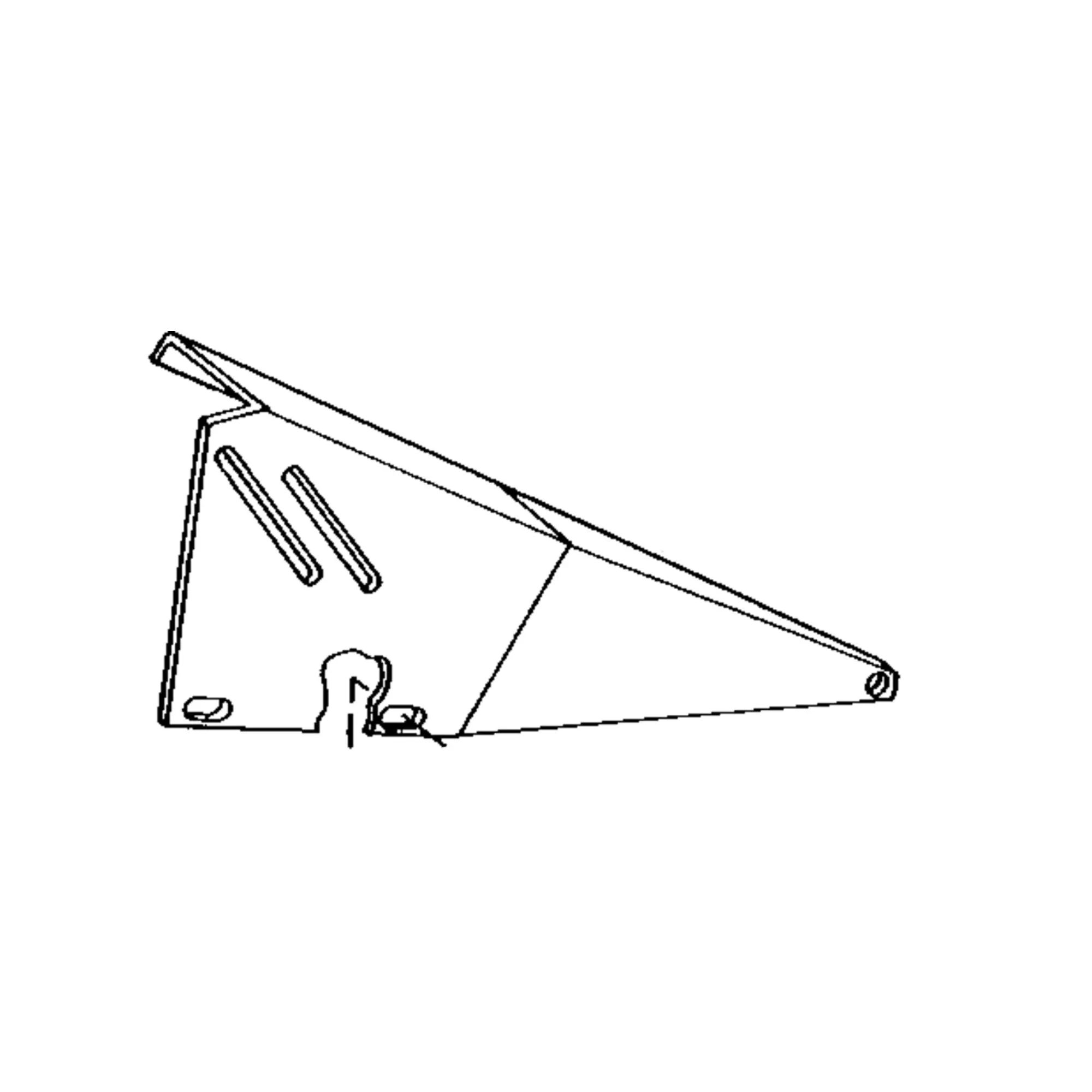 John Deere Right Side Upper Divider Points Sheet - H87810