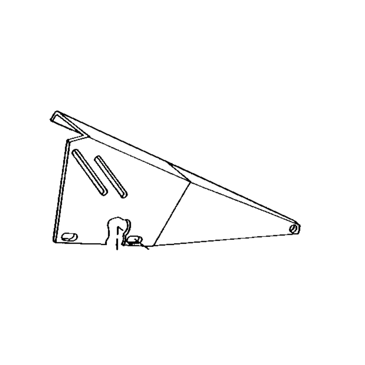 Sheet-Upper RH Divider Point