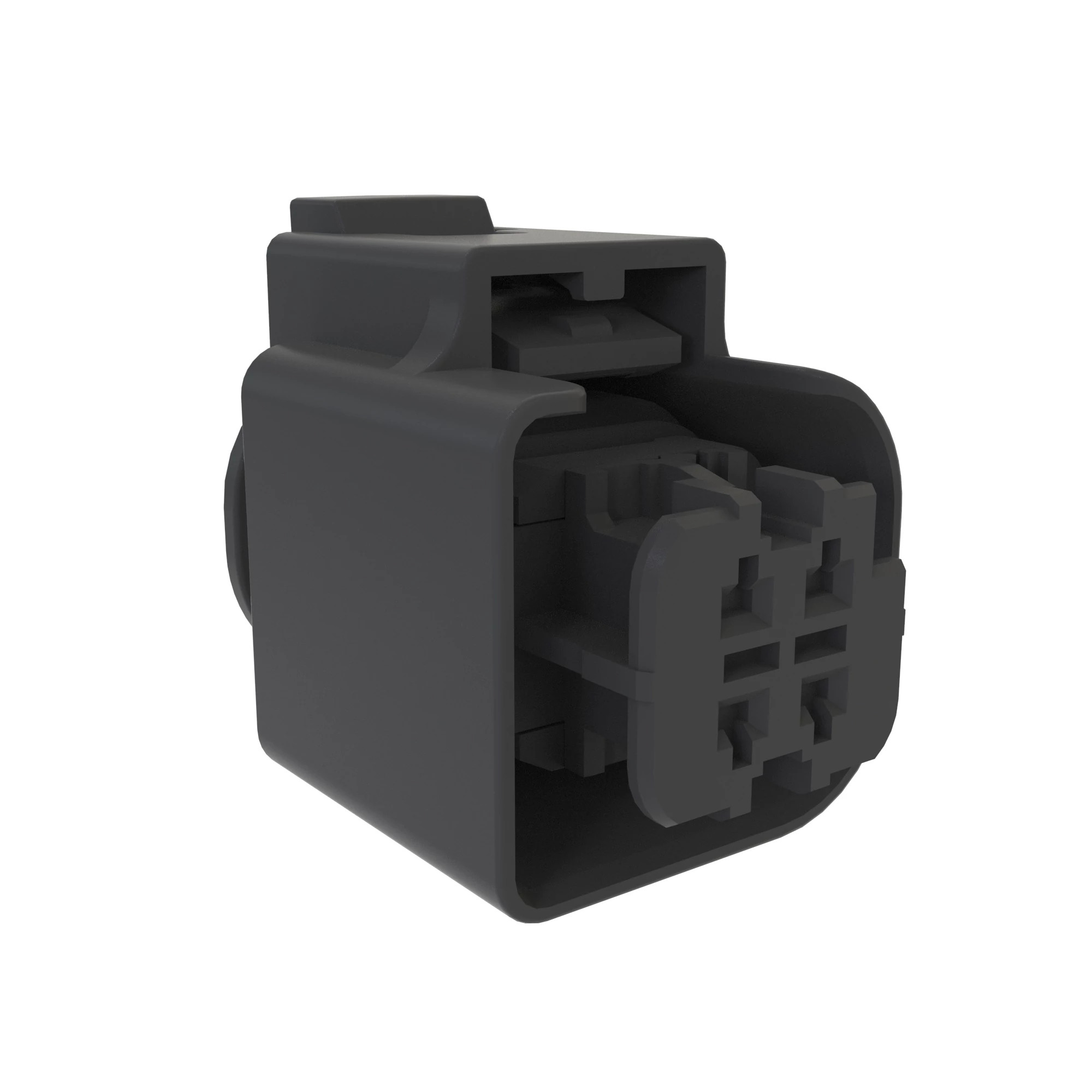 CONN TYCO MCON 4W FS BLK PLSTC