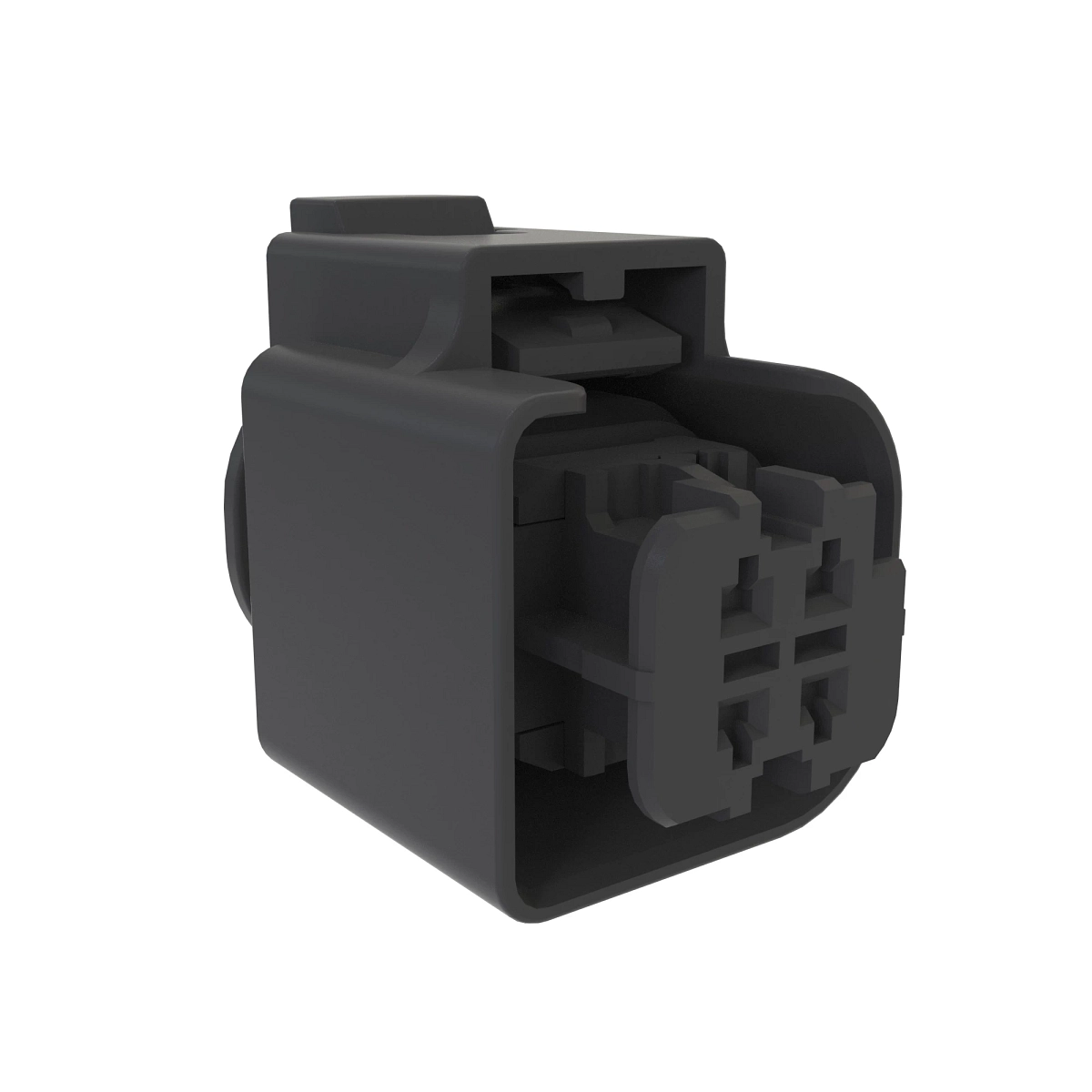 Conn Tyco Mcon 4W Fs Blk Plstc