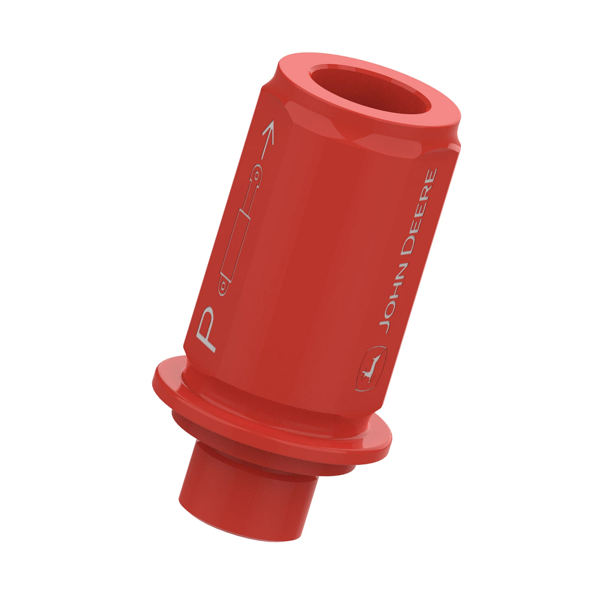 John Deere Power Beyond Supply Red Grip, Extend, 1.9 cm (3/4 inch) Line - KK79566