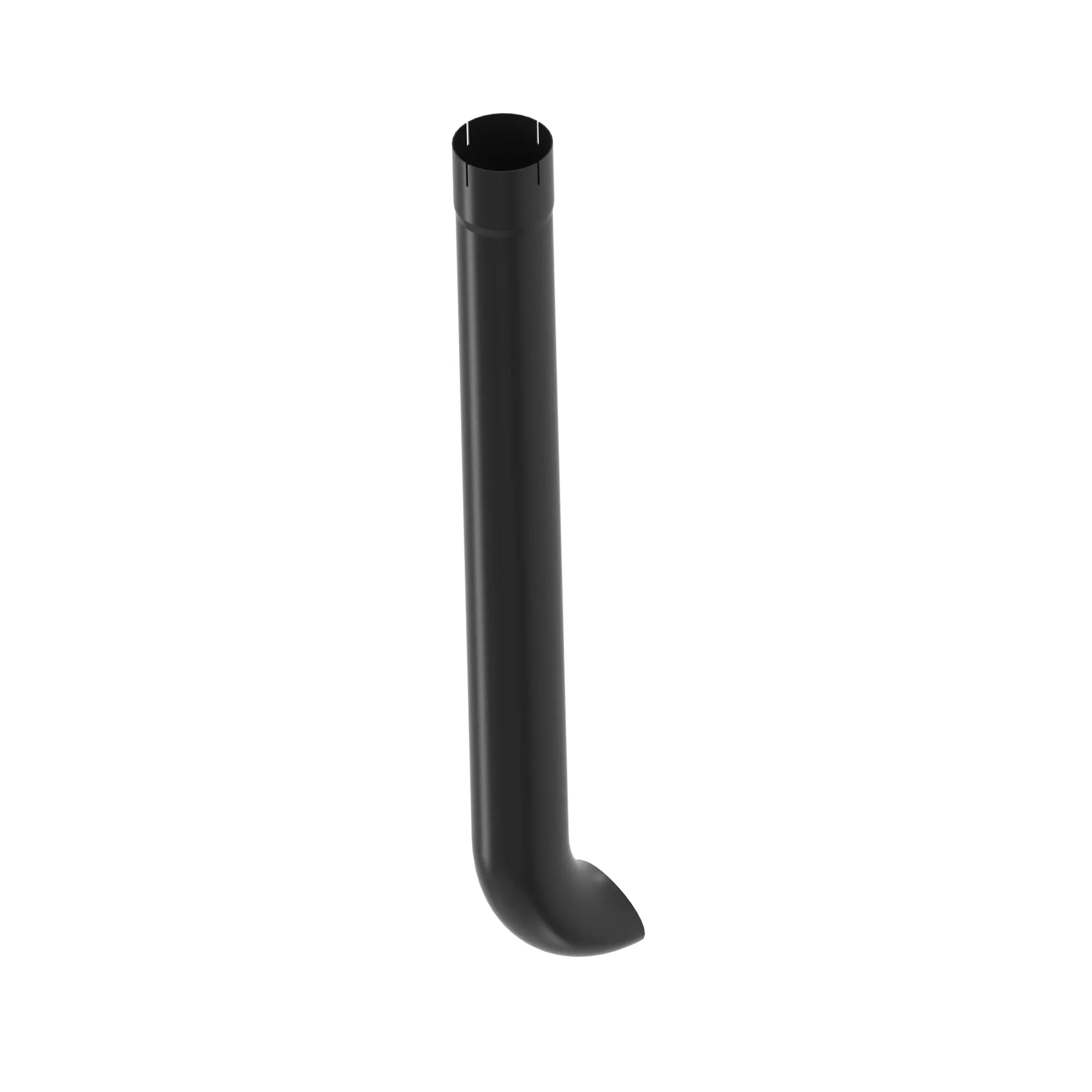 EXHAUST PIPE, BLACK, W/O CLAMP