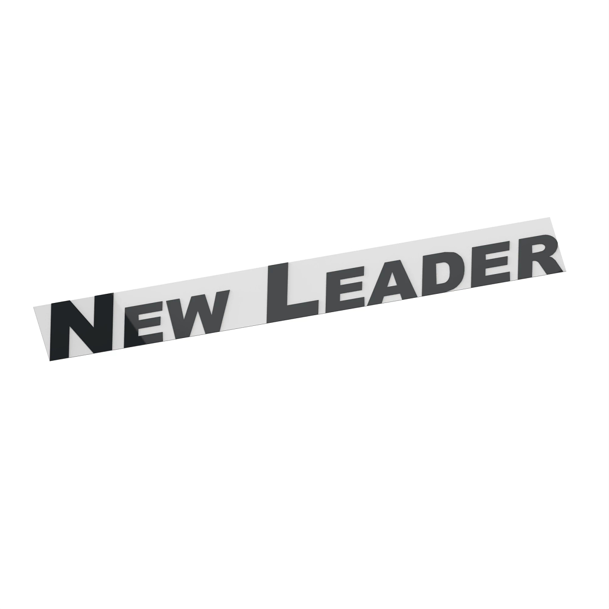 LABEL, LABEL, NEW LEADER