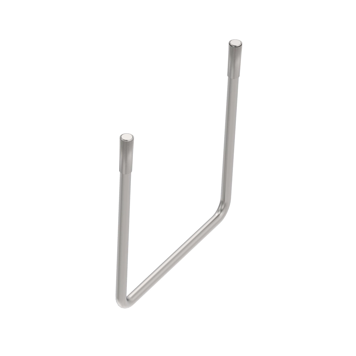 U-Bolt, M12 X 204, 7" Sq Tube, Zn