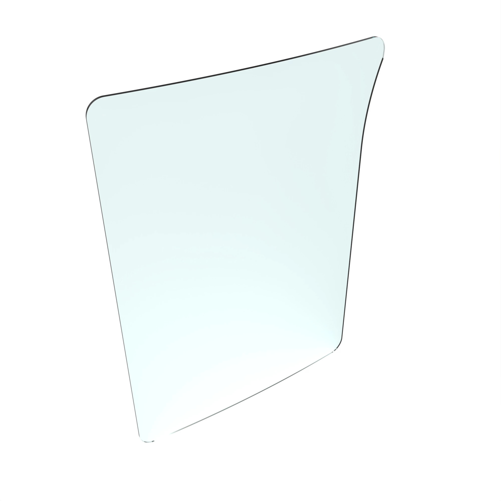 L78534: Vidro Temperado 476 X 620 X 4,8mm Frontal Inferior Direito da Cabine do Operador