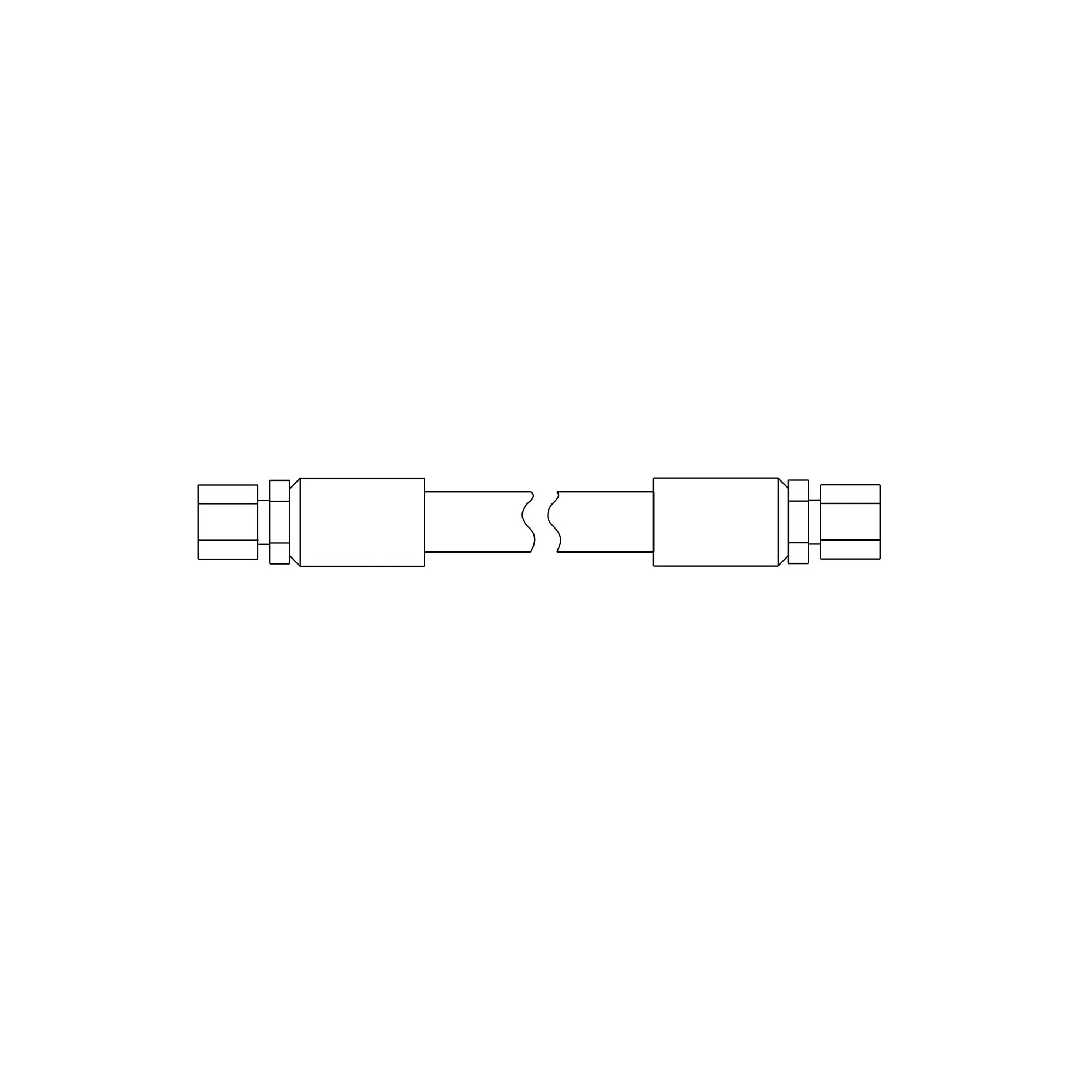 John Deere Tow-Behind (TBH) Hydraulic Routing Hose - AA53694