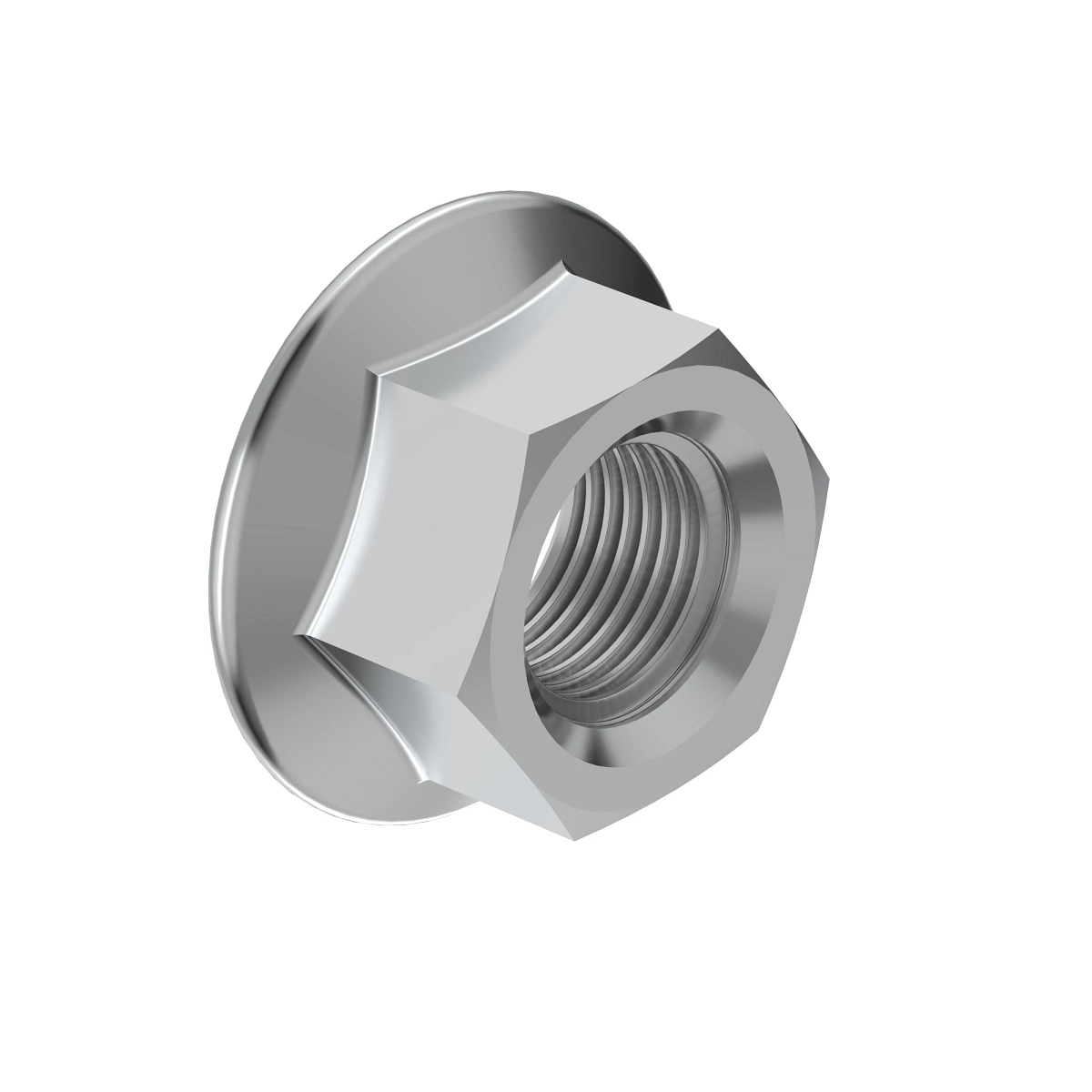 Nut, Metric, Hex Flange