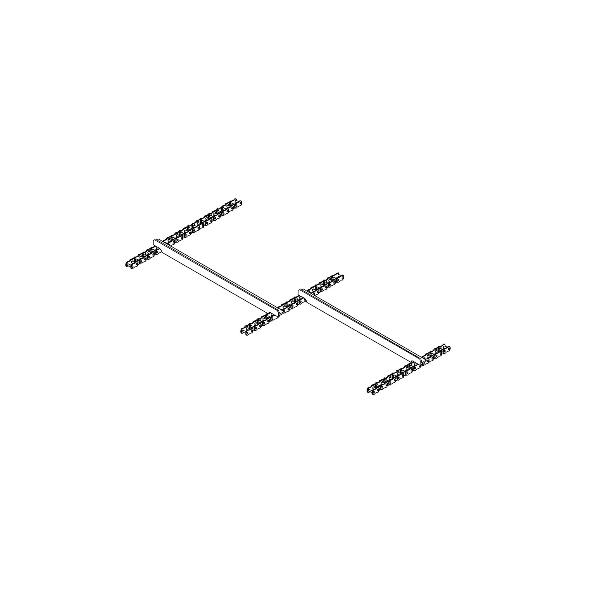 John Deere Feederhouse Chain Conveyor with 28 Slat - AH137604