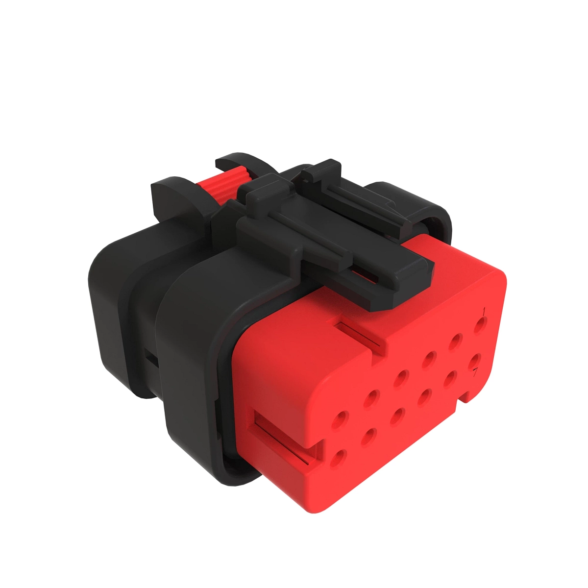 TYCO AMPSEAL16 12W RCPT SLD RED PLS