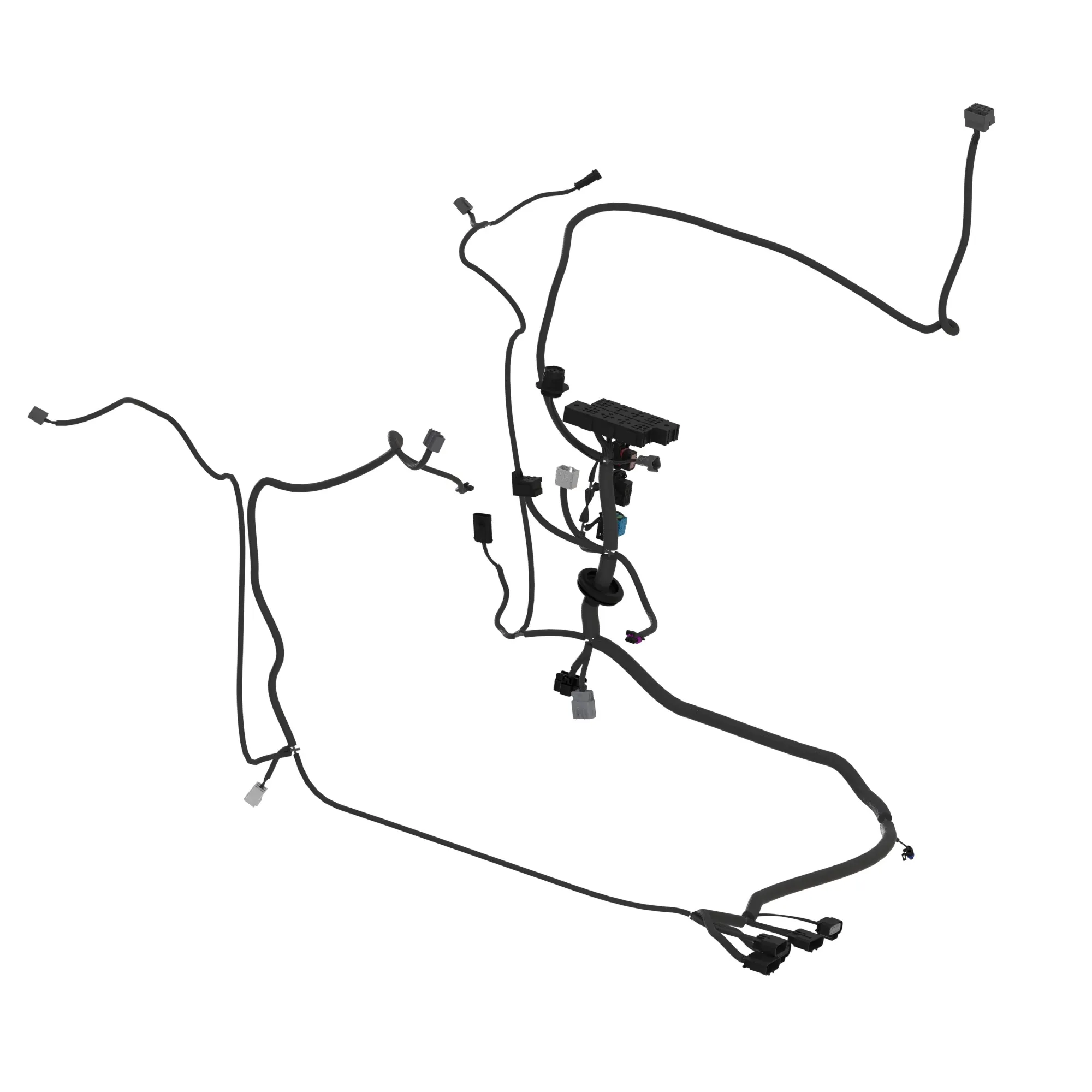 Rear wiring harness