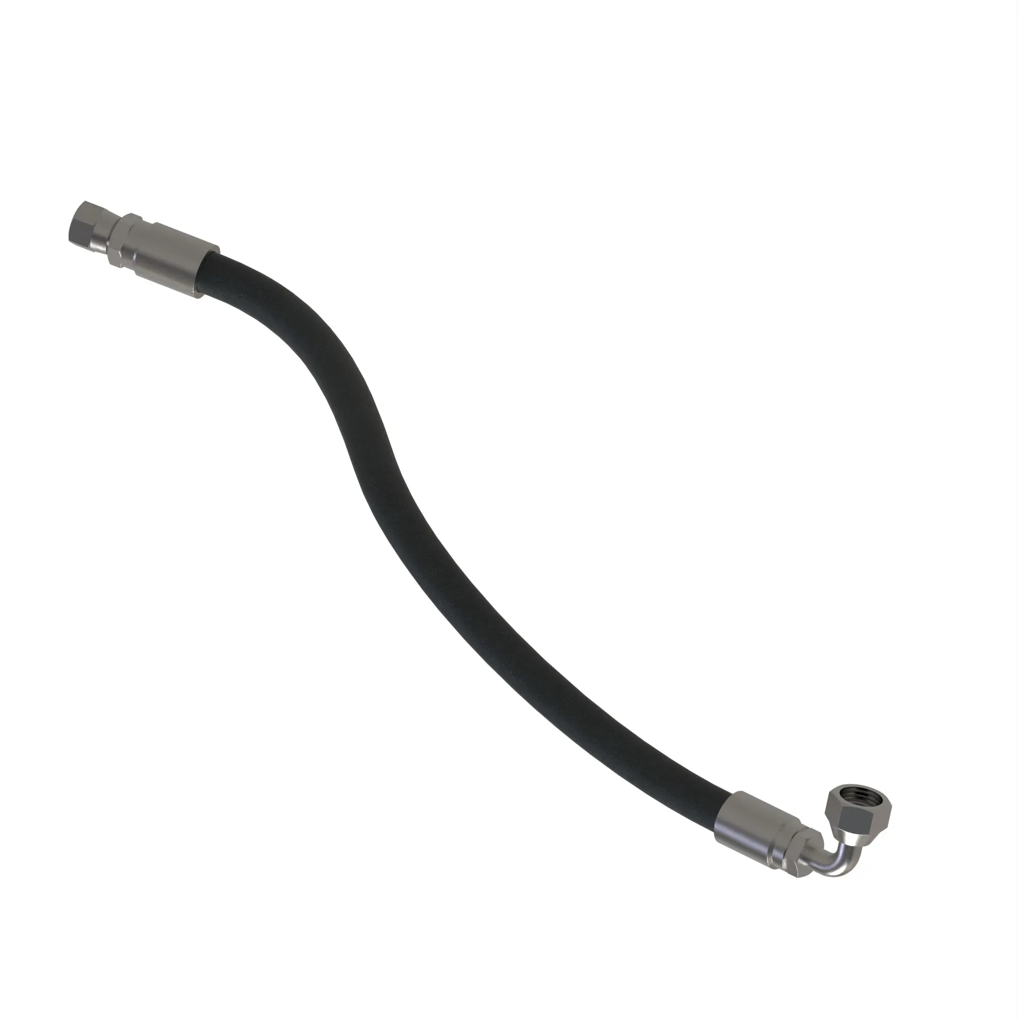 John Deere Trailer Brake Valve Fabricated Hydraulic Hose - RE244463