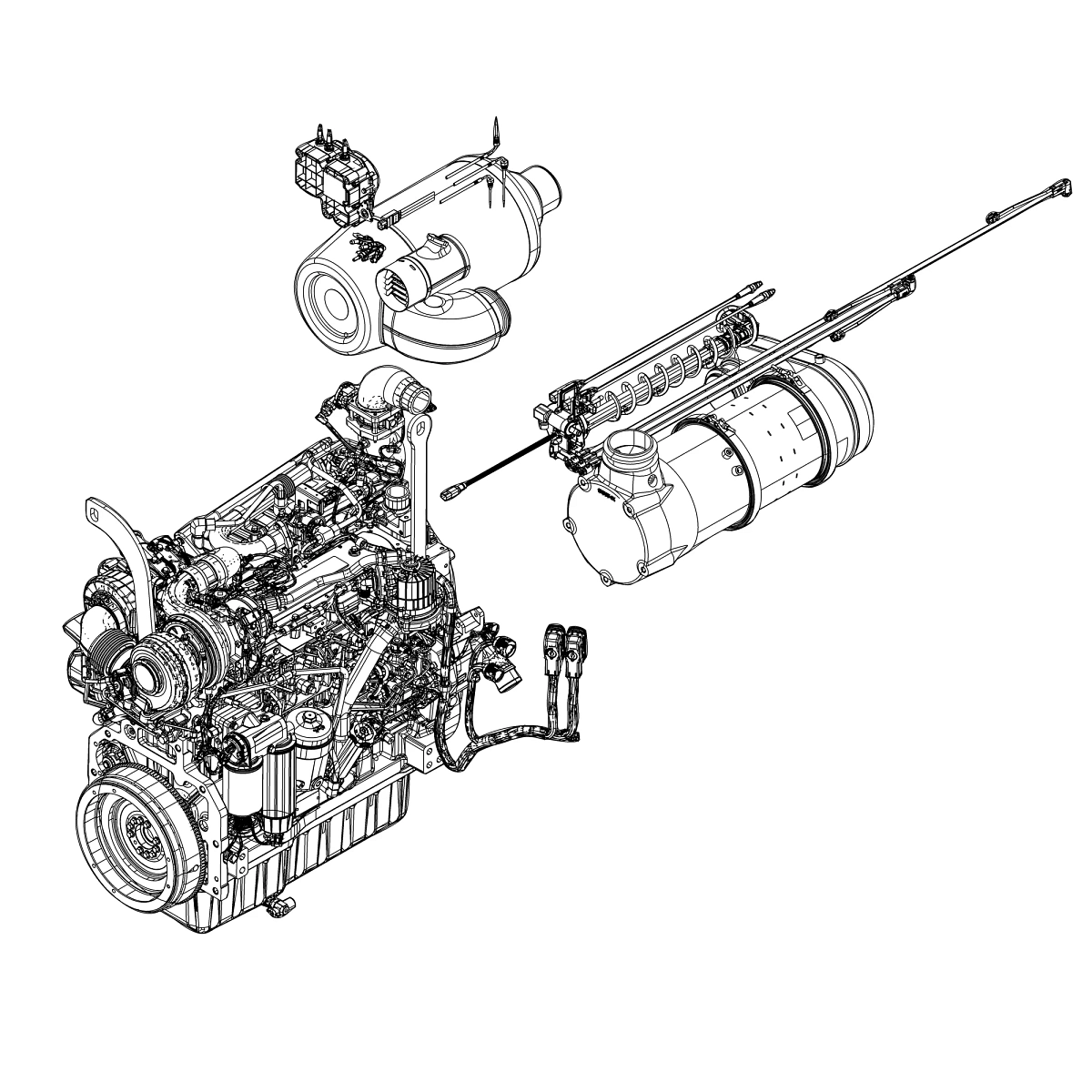 Diesel Engine, 6090HH025 FT4 Siv St