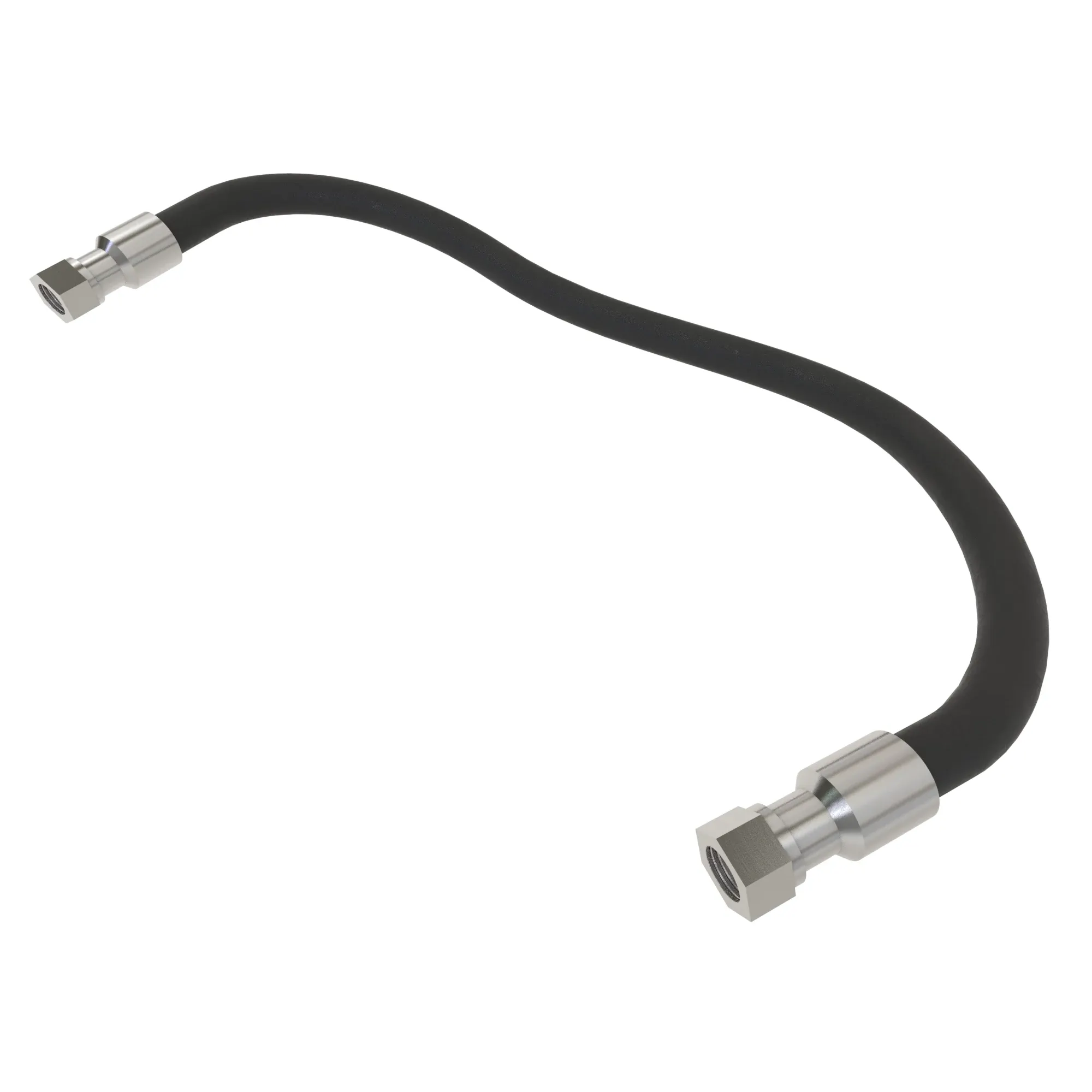 John Deere Reinforced with Metal Rubber Hydraulic Hose - F052883