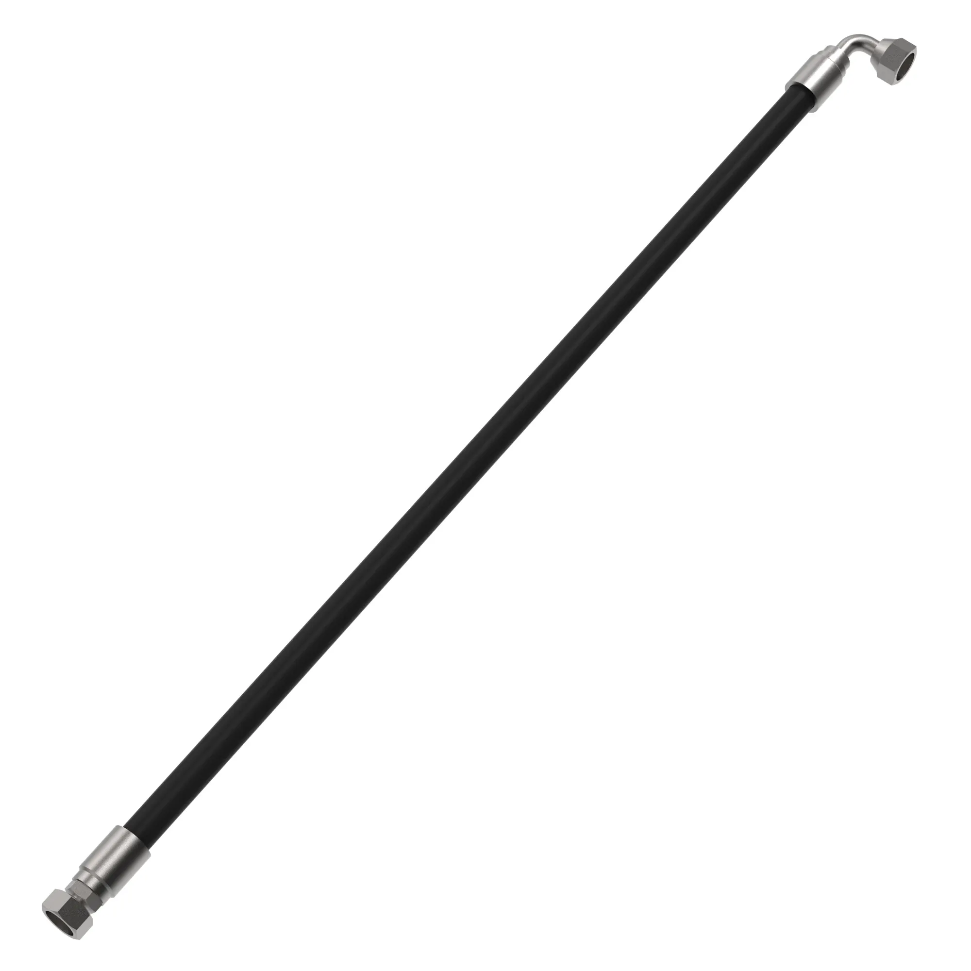 John Deere Ground Drive to Combination Valve Hydraulic Hose - AXE38054