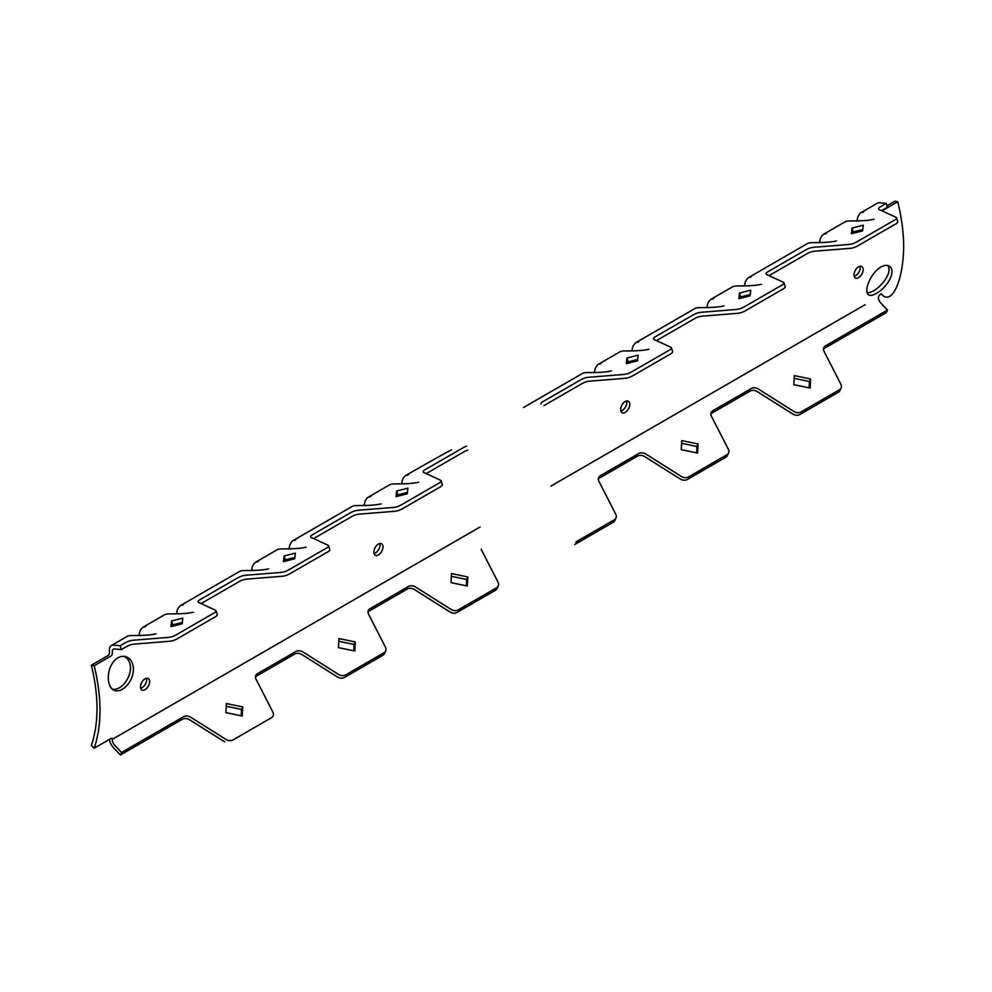 John Deere Assembly Splitter Wing Frame - AH168090