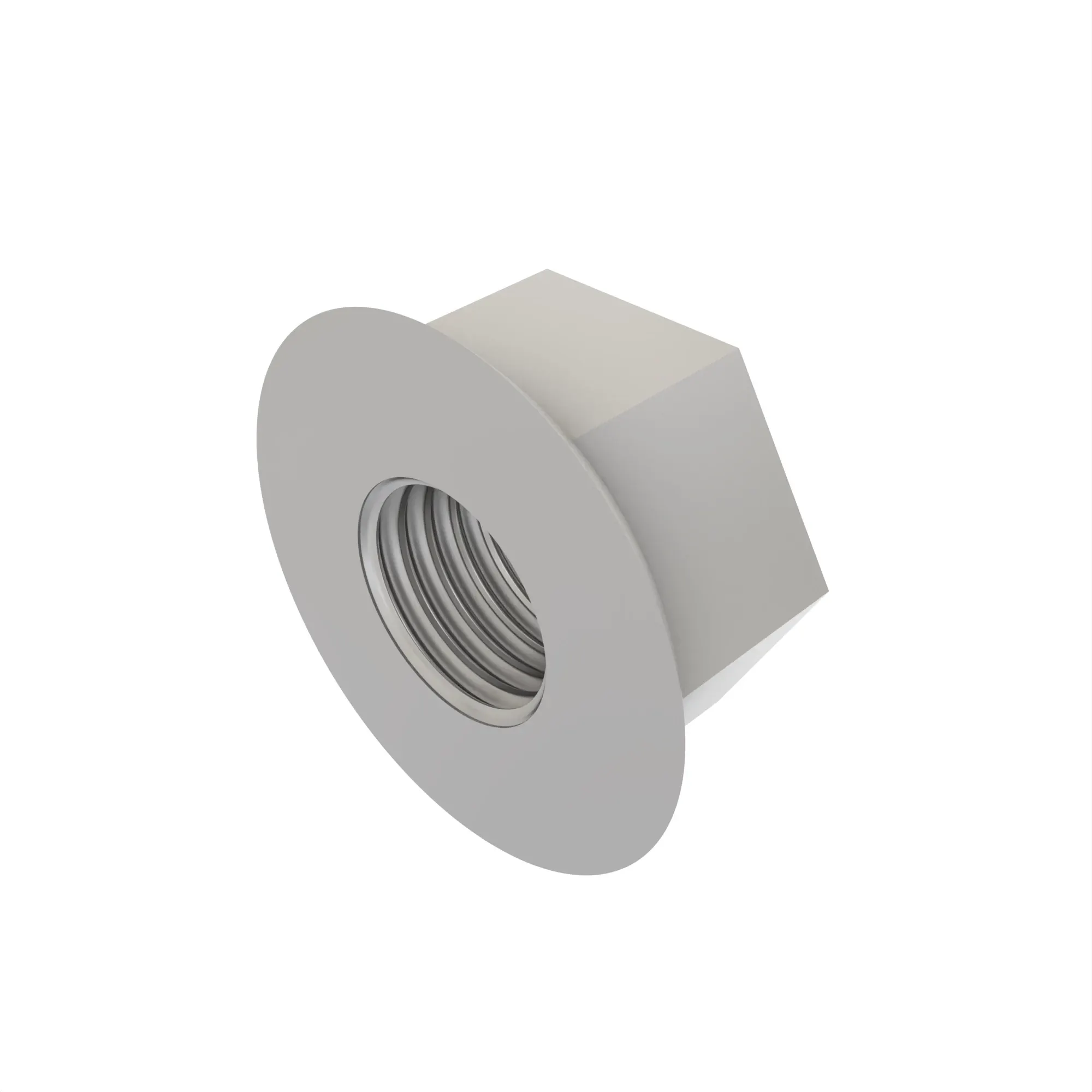 N208007: Hexagonal Flange Prevailing Torque Nut, M8