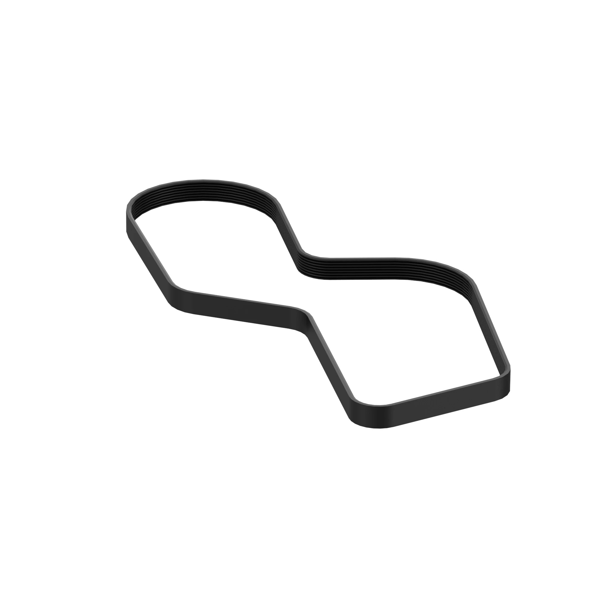 John Deere PK Section Engine Fan Drive V-Belt, Effective Length 1790 mm (70 inch) - R533597