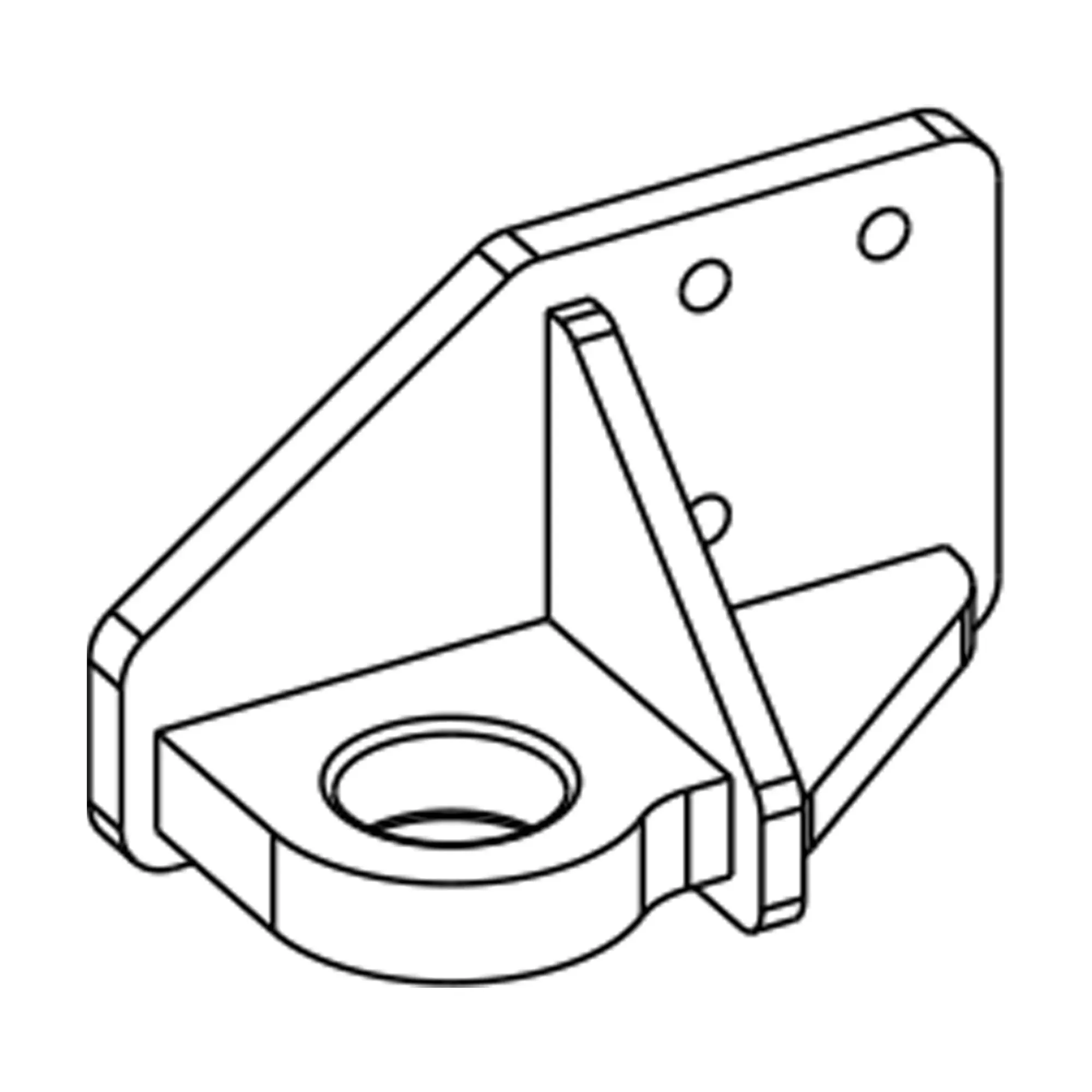 John Deere Engine Front Mount, Right Side  - AT486598