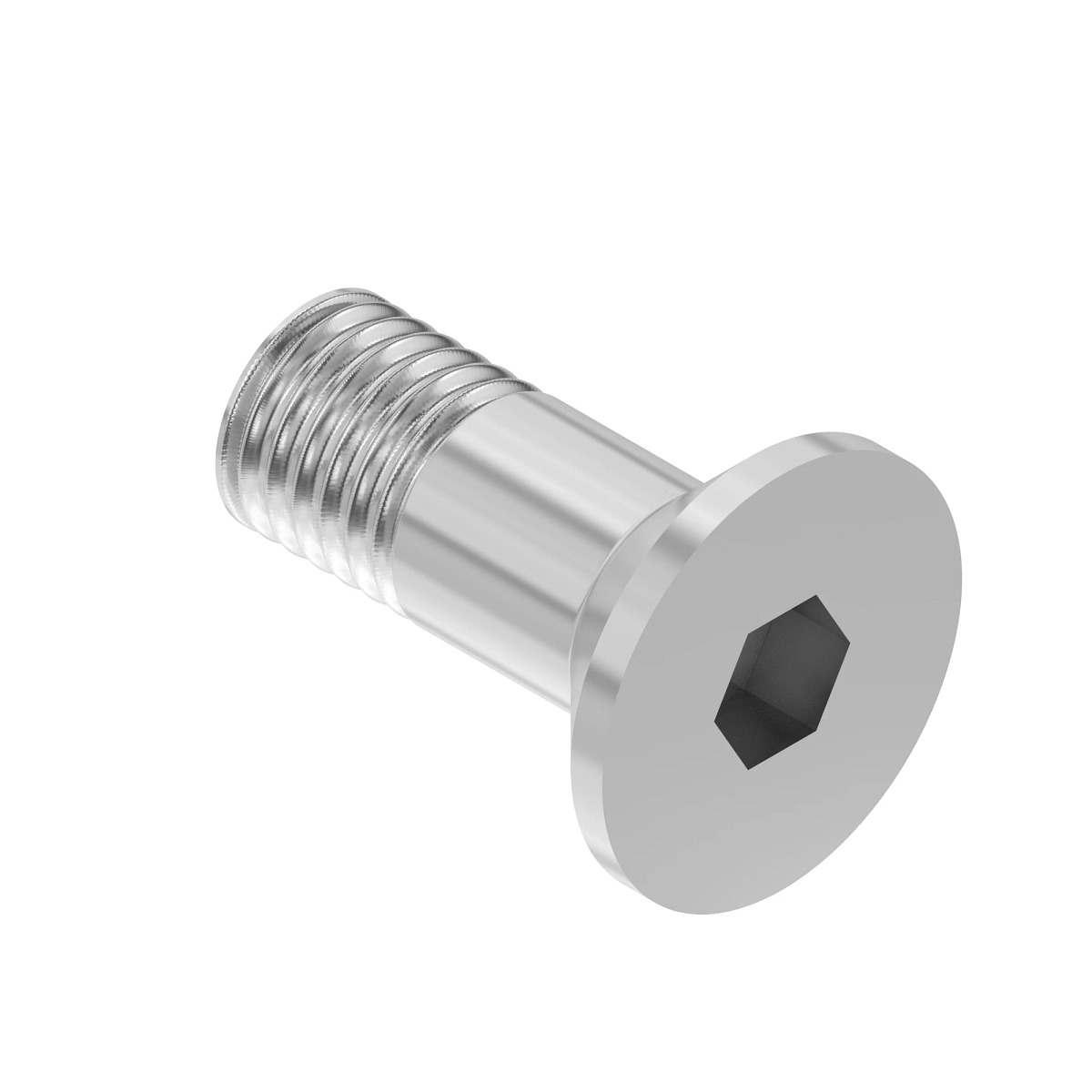Screw, Hex Flat Ctsk Head, Metric