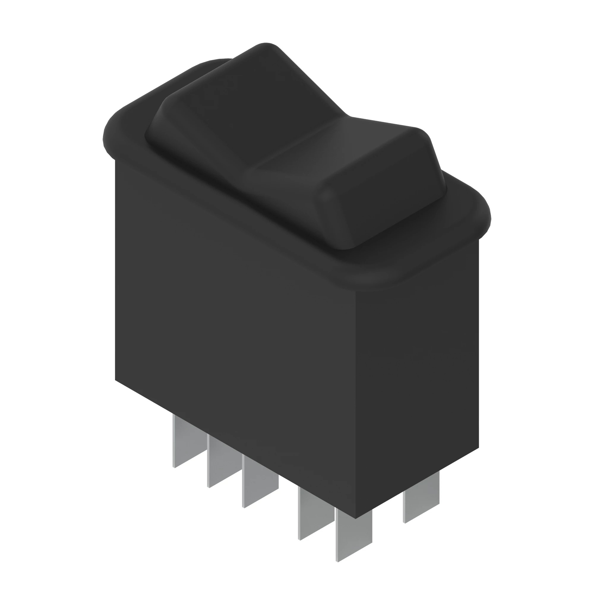 SWITCH (ON-OFF-ON MOMENTARY, UNLIT)