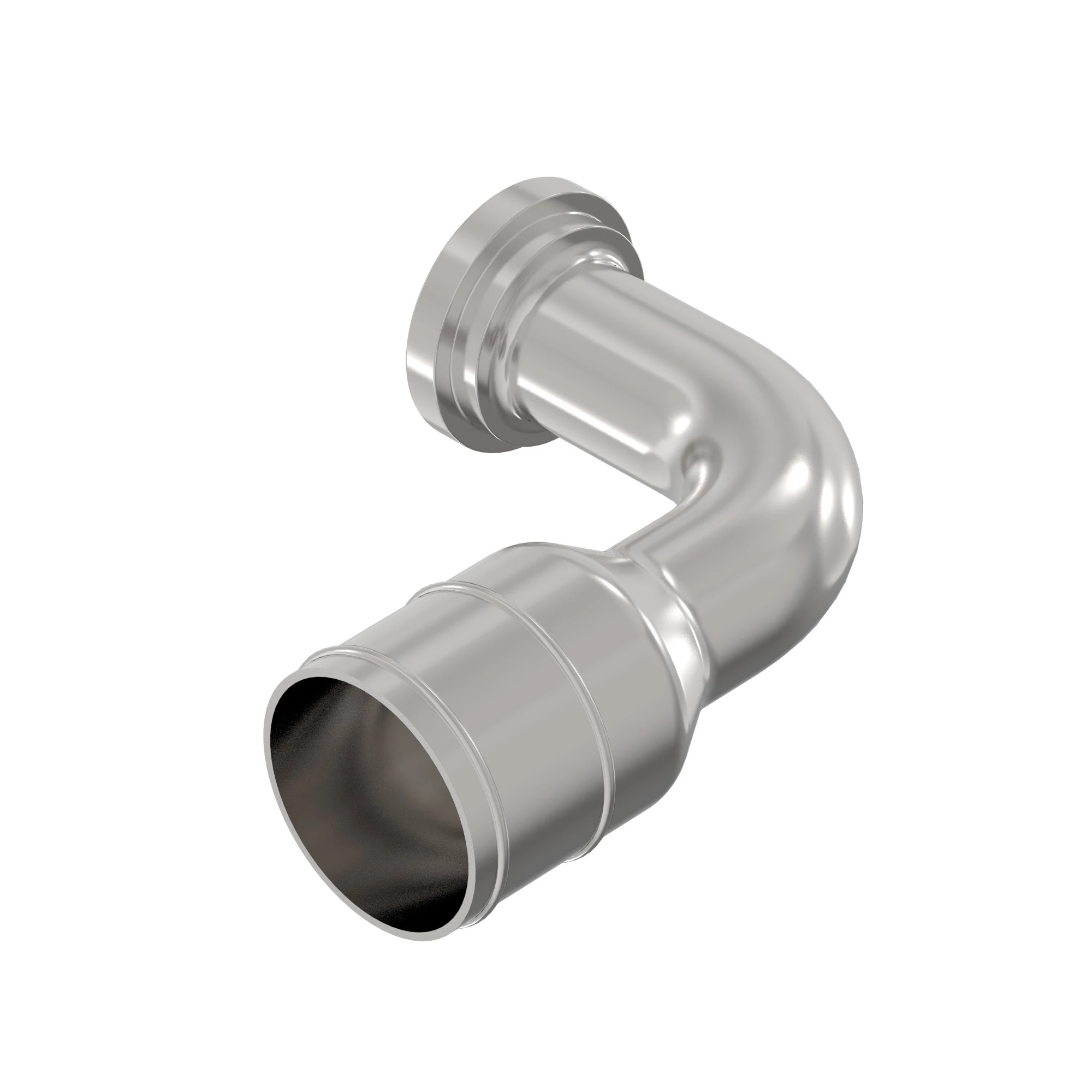 ELBOW FITTING, FITTING, FLANGED HEA