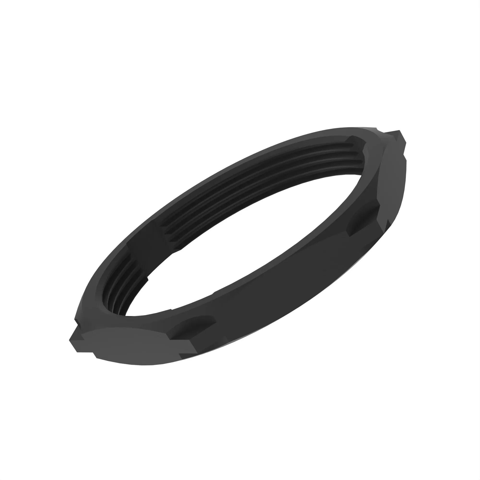RETAINING NUT NUT BLK PLSC