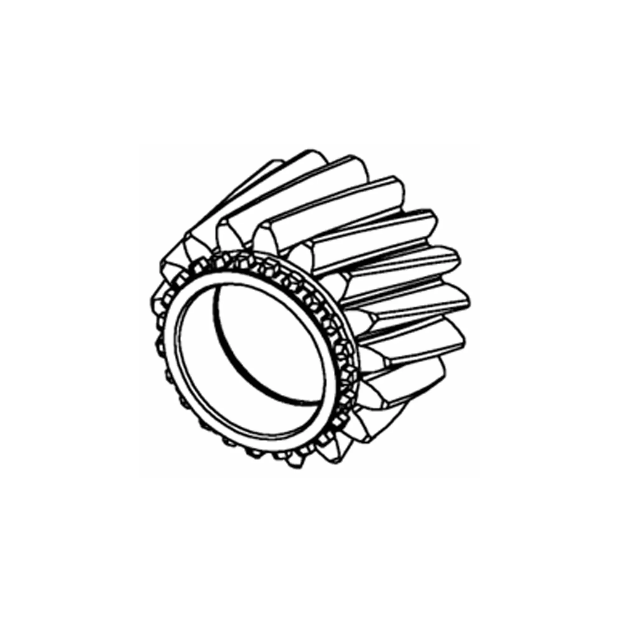 John Deere Reduction Shaft Helical Gear, 17 Teeth - R211970