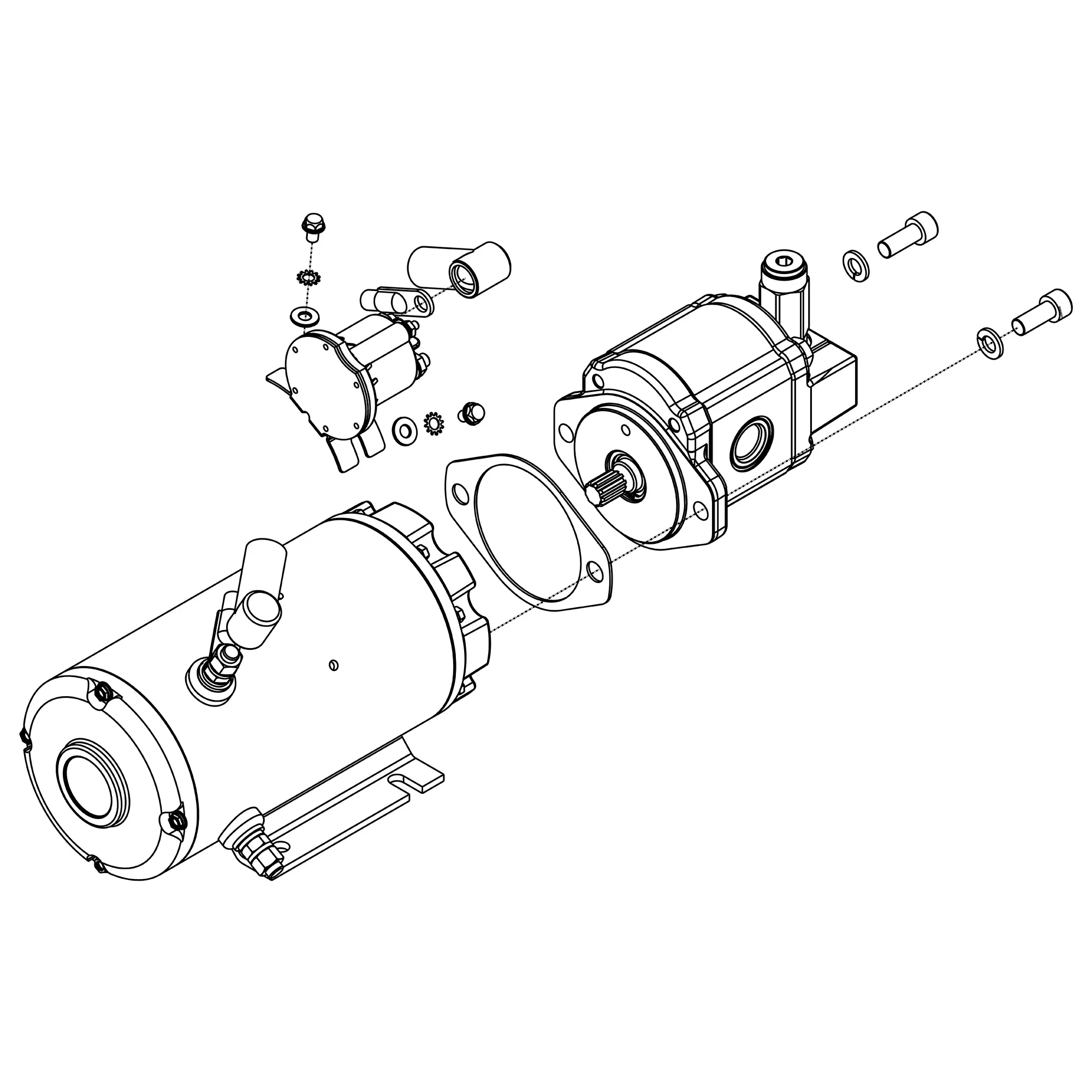 John Deere Secondary Steering Pump - AT470756