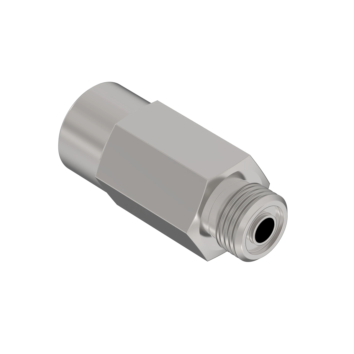 John Deere Straight Male to Female Fitting - R572416