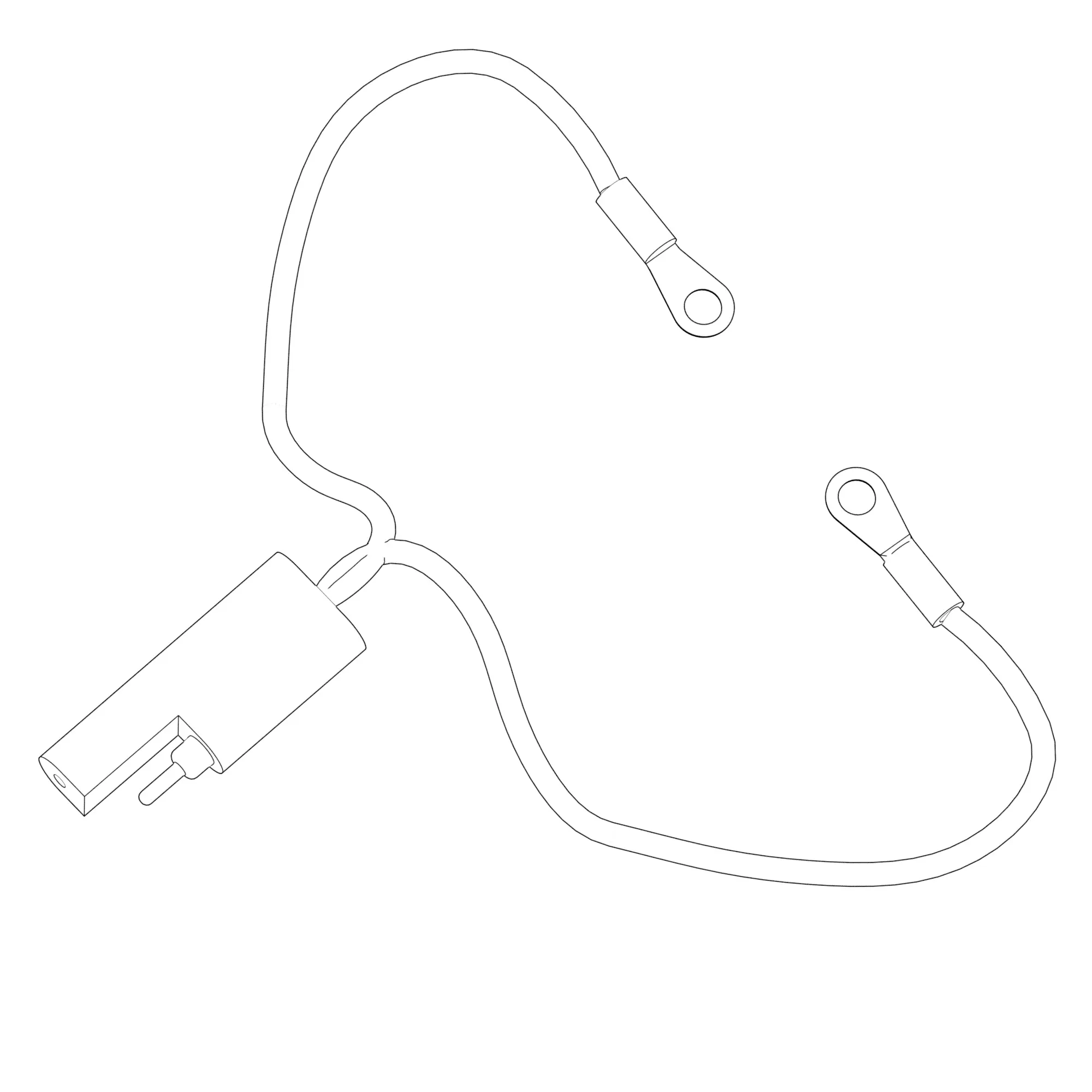 John Deere Clutch Noise Suppressor Diode Wiring Harness - AN275944