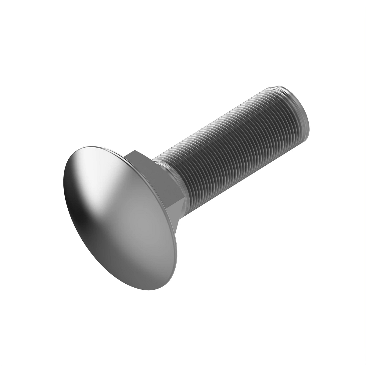 John Deere Round Head Square Neck Bolt, 1/4" X 1" - 03H2127