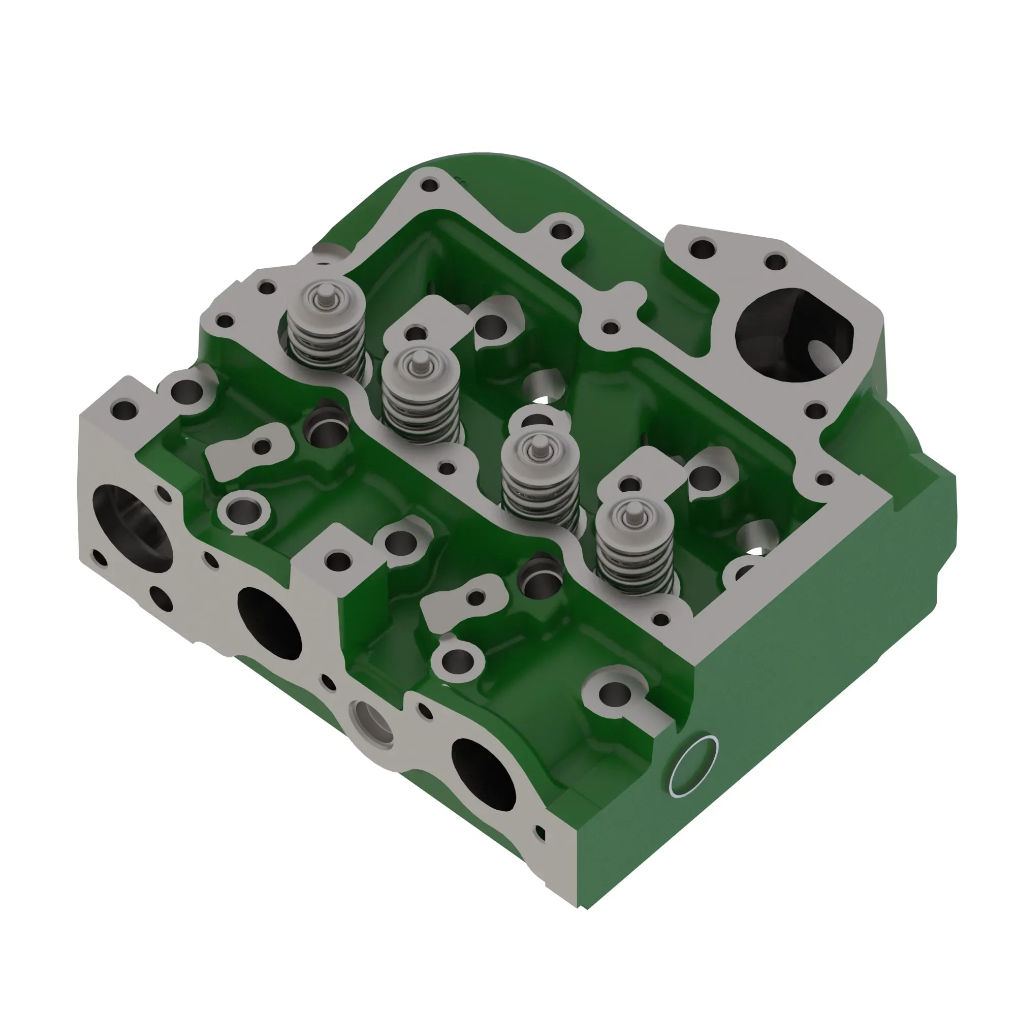 John Deere Cylinder Head Assembly, 3 Cylinder - DZ123090