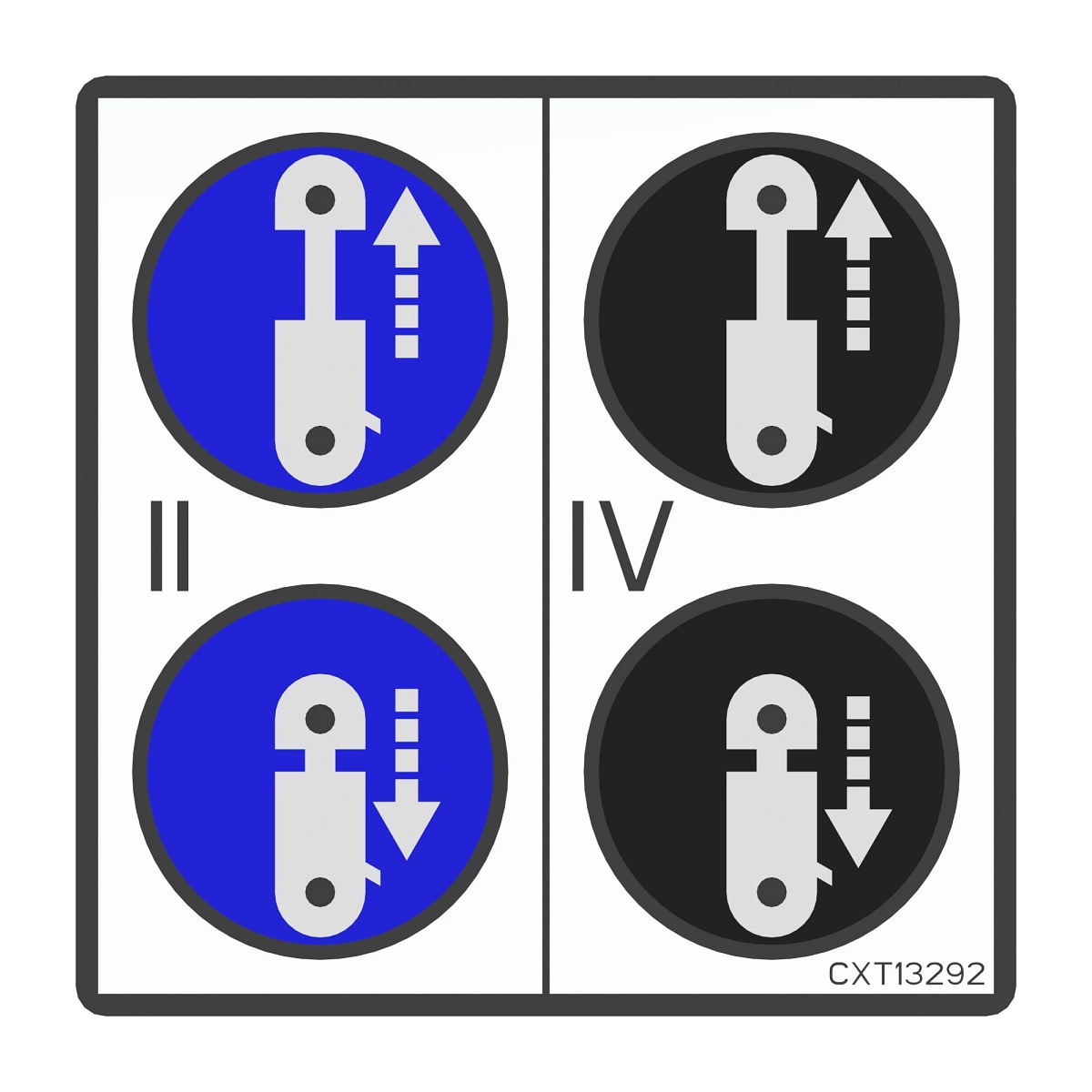 Label Hydraulic, Scraper Rea