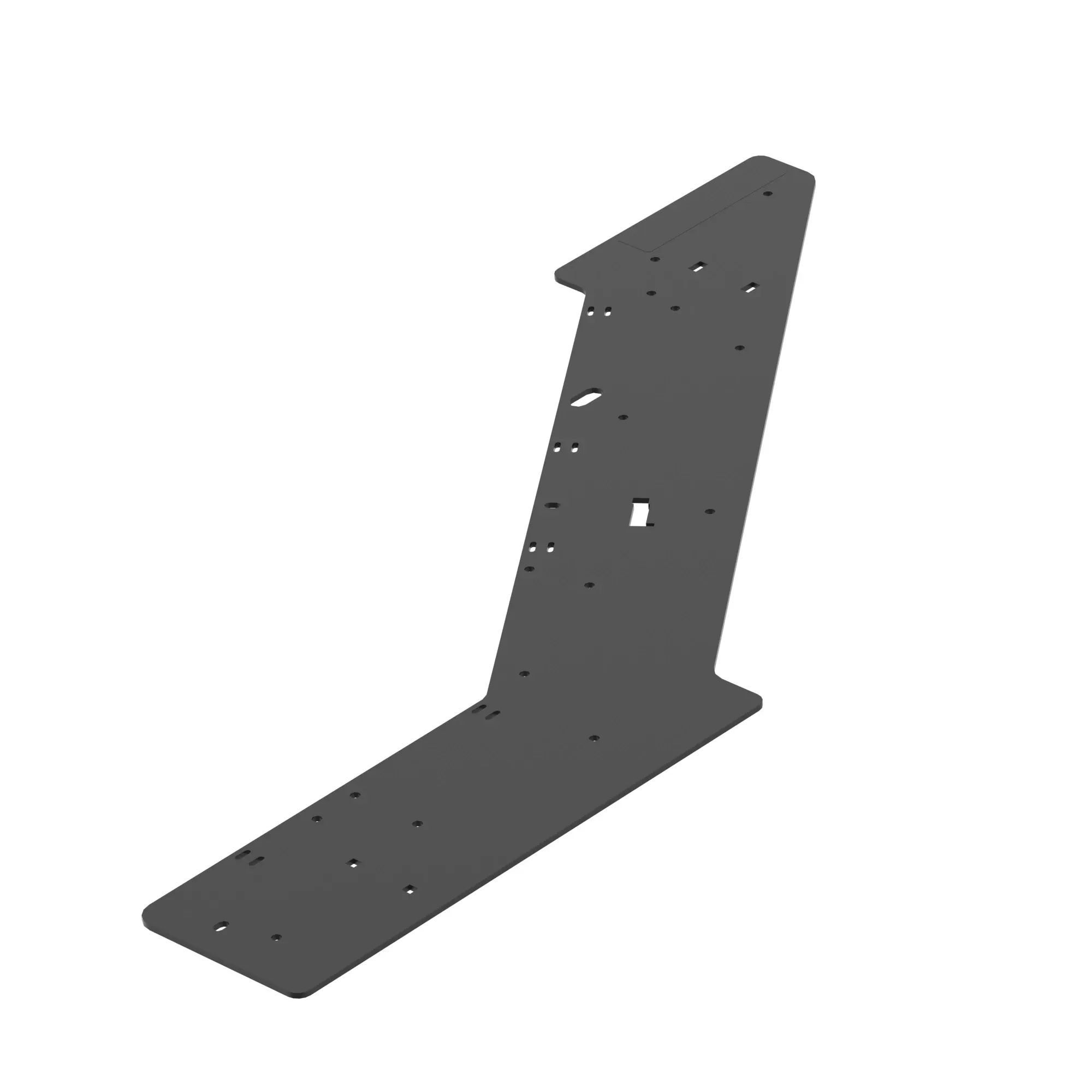PLATE, STAIR SIDE SUPPORT, RH WITH