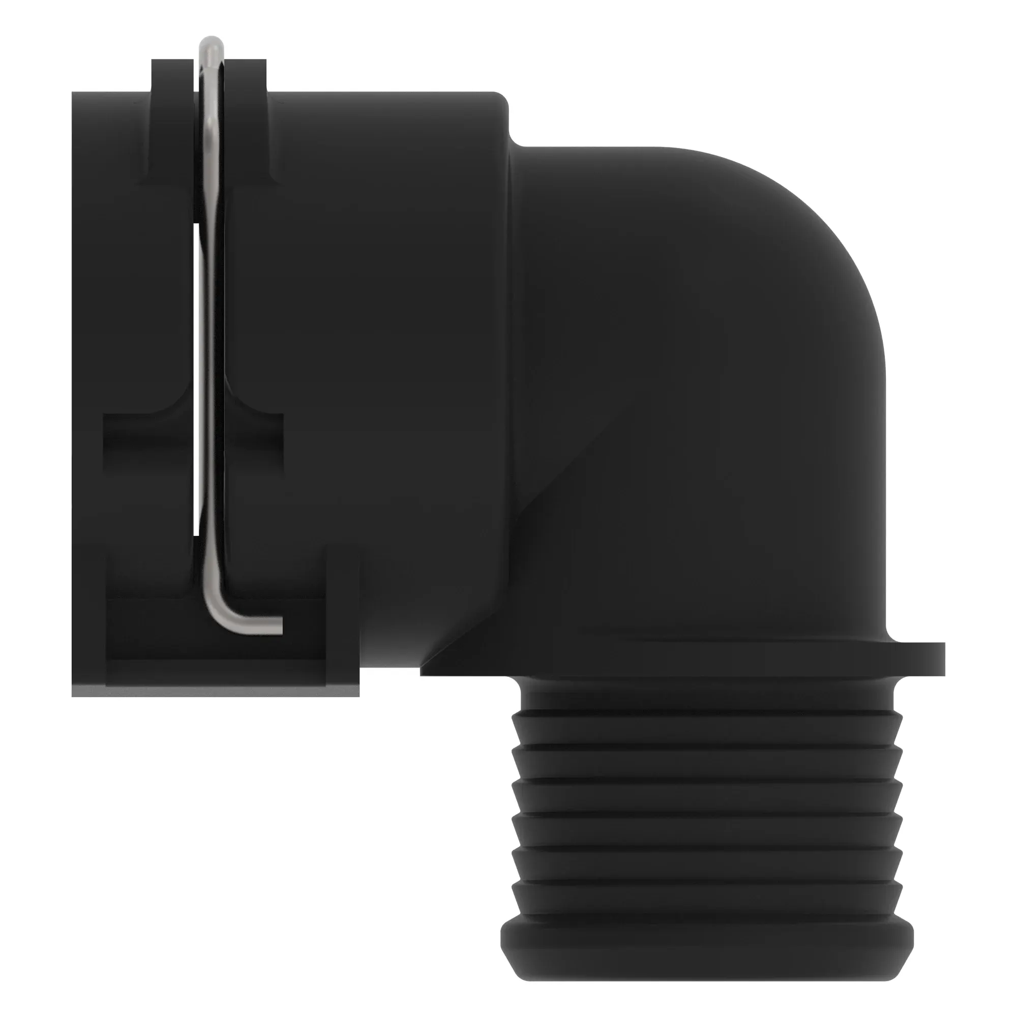 HOSE FITTING, QUICK CONNECT 90DEG