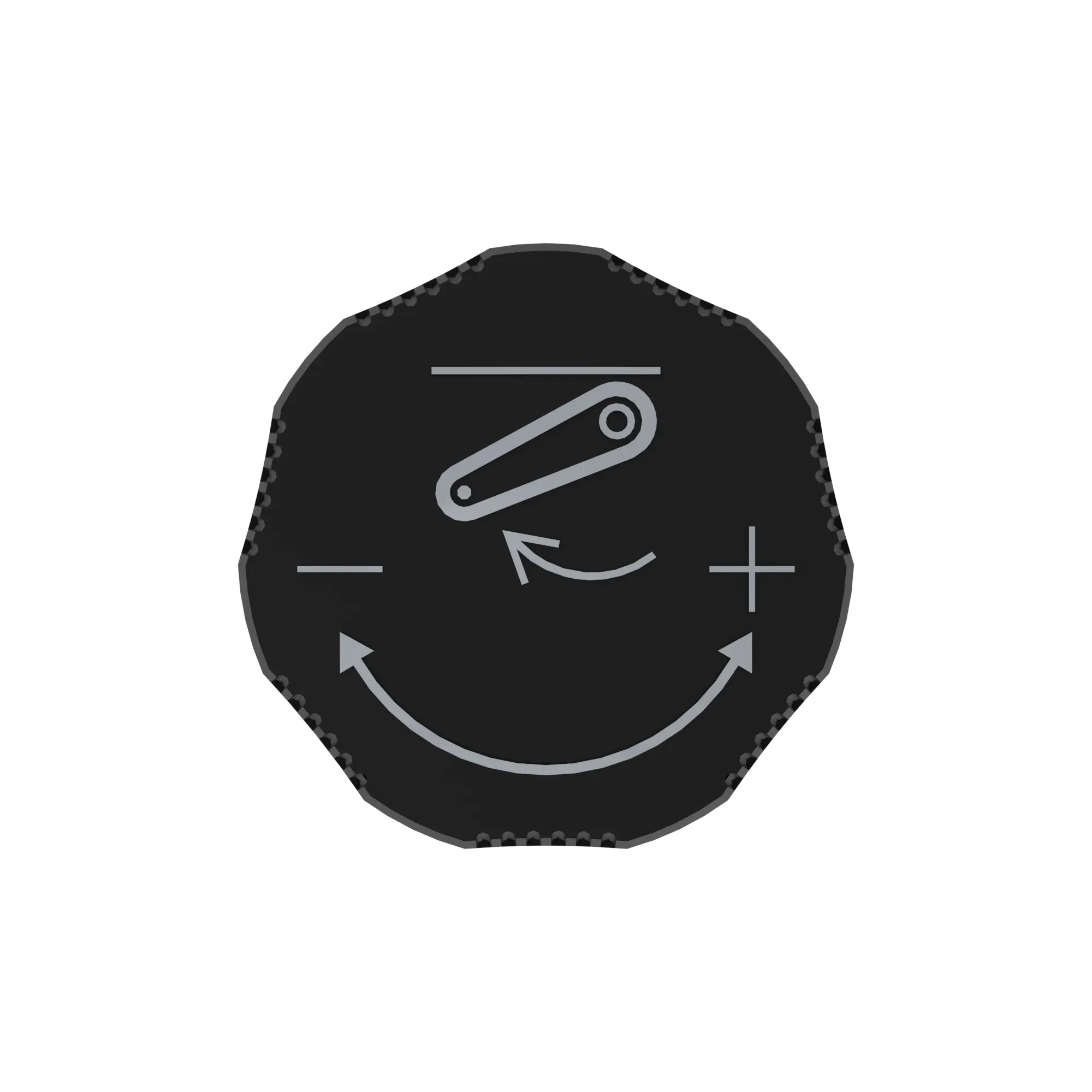 KNOB, RATE OF DROP CONTROL