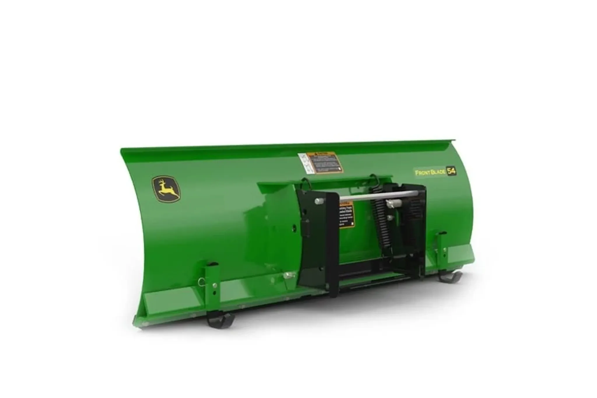 Green 54-in. Quick-Hitch Front Blade For X700 Signature Series Lawn Tractors on a white background