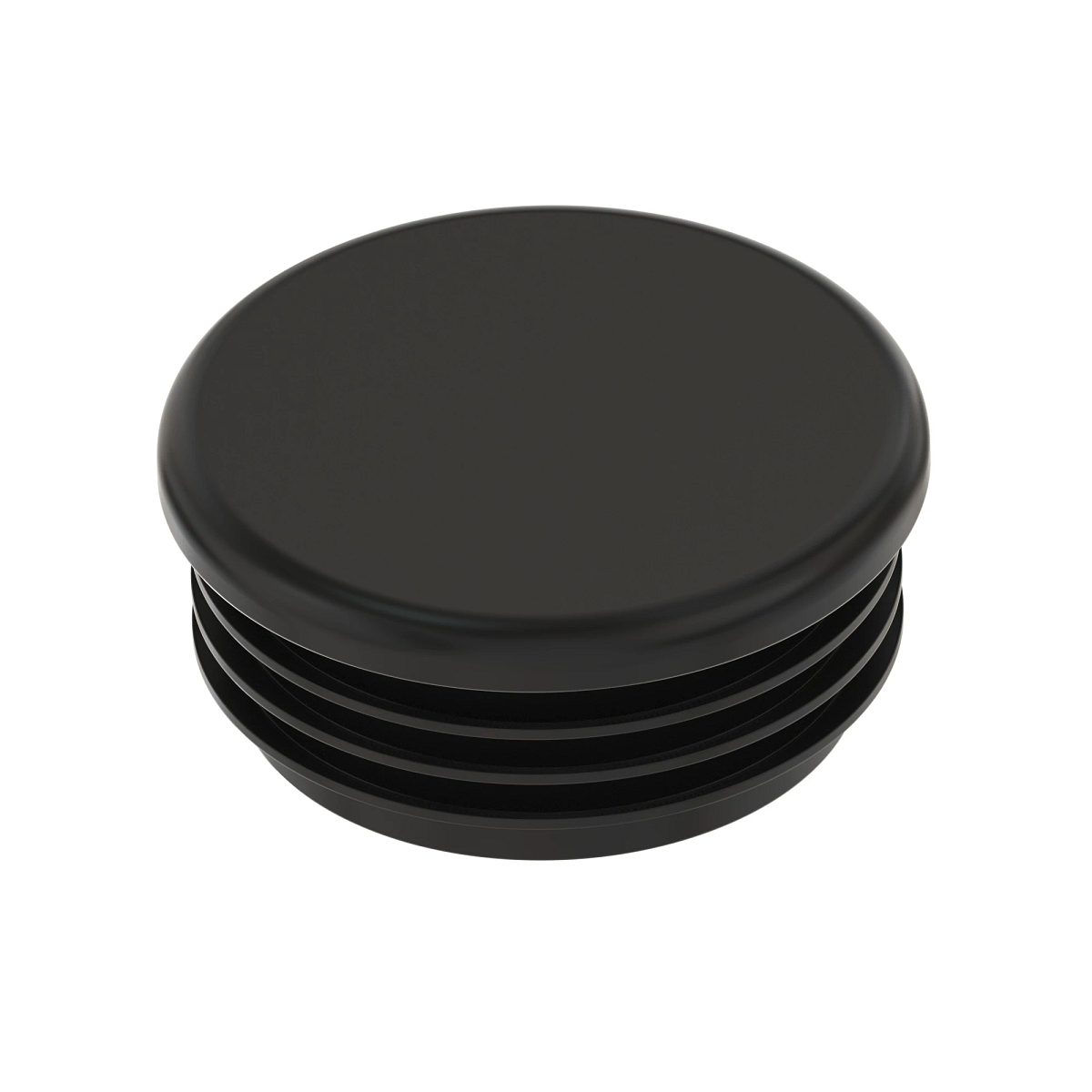 PLUG, CAPLUGS PLUG,1 3/4"RD,BLK POL