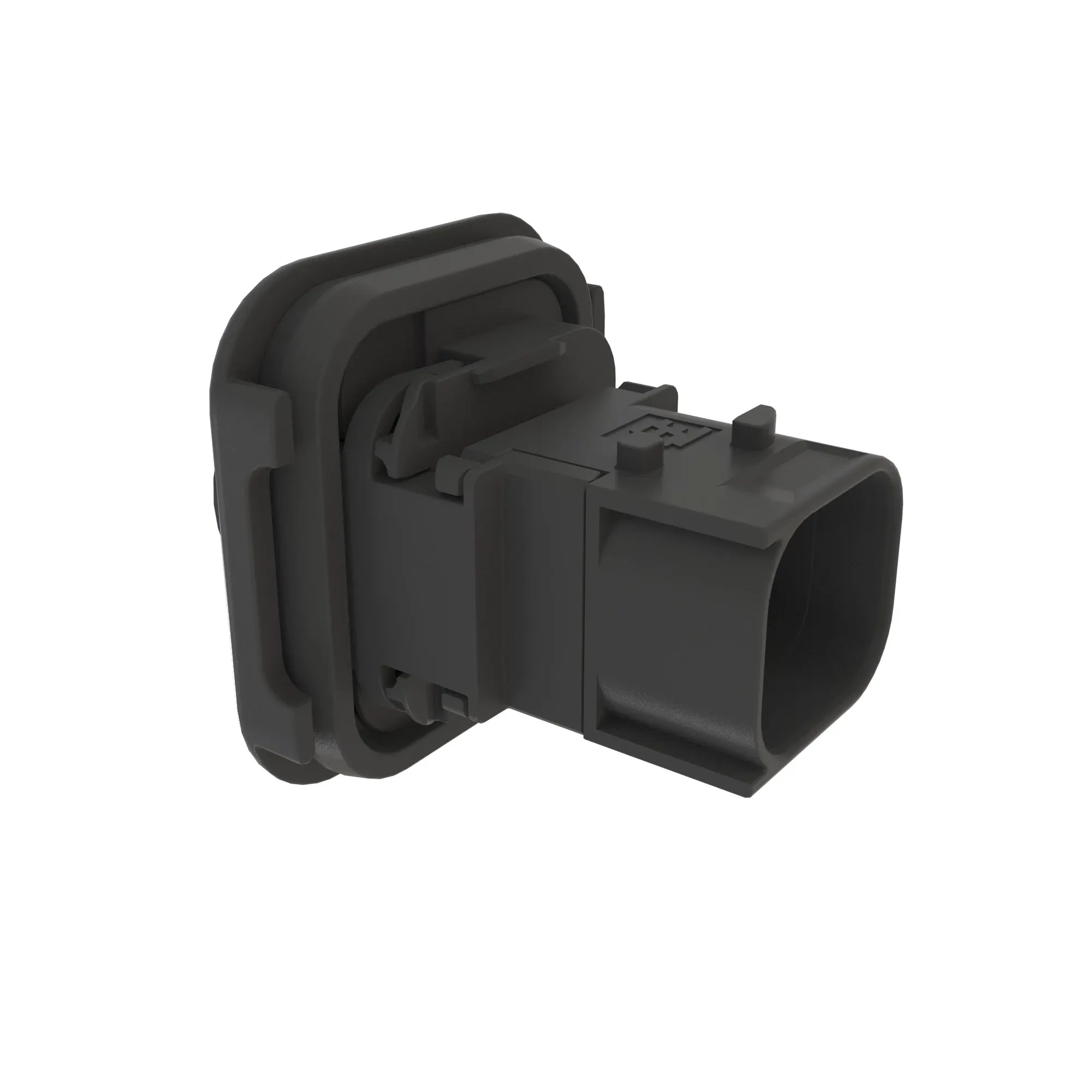 Tyco Mcp 4W Male Sld Blk Plstc