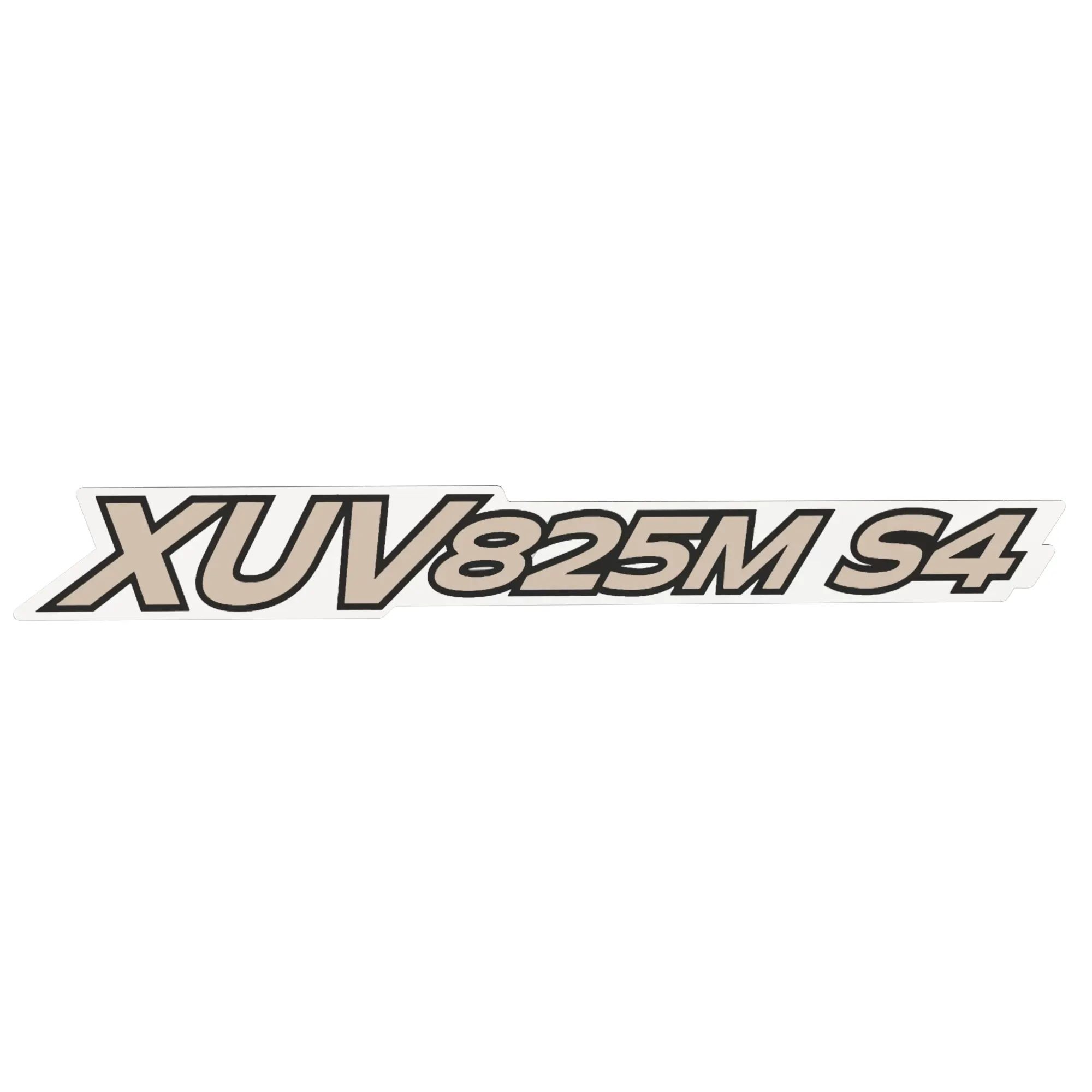 John Deere XUV825M S4 Model Label, Olive and Black/Camo - UC27645