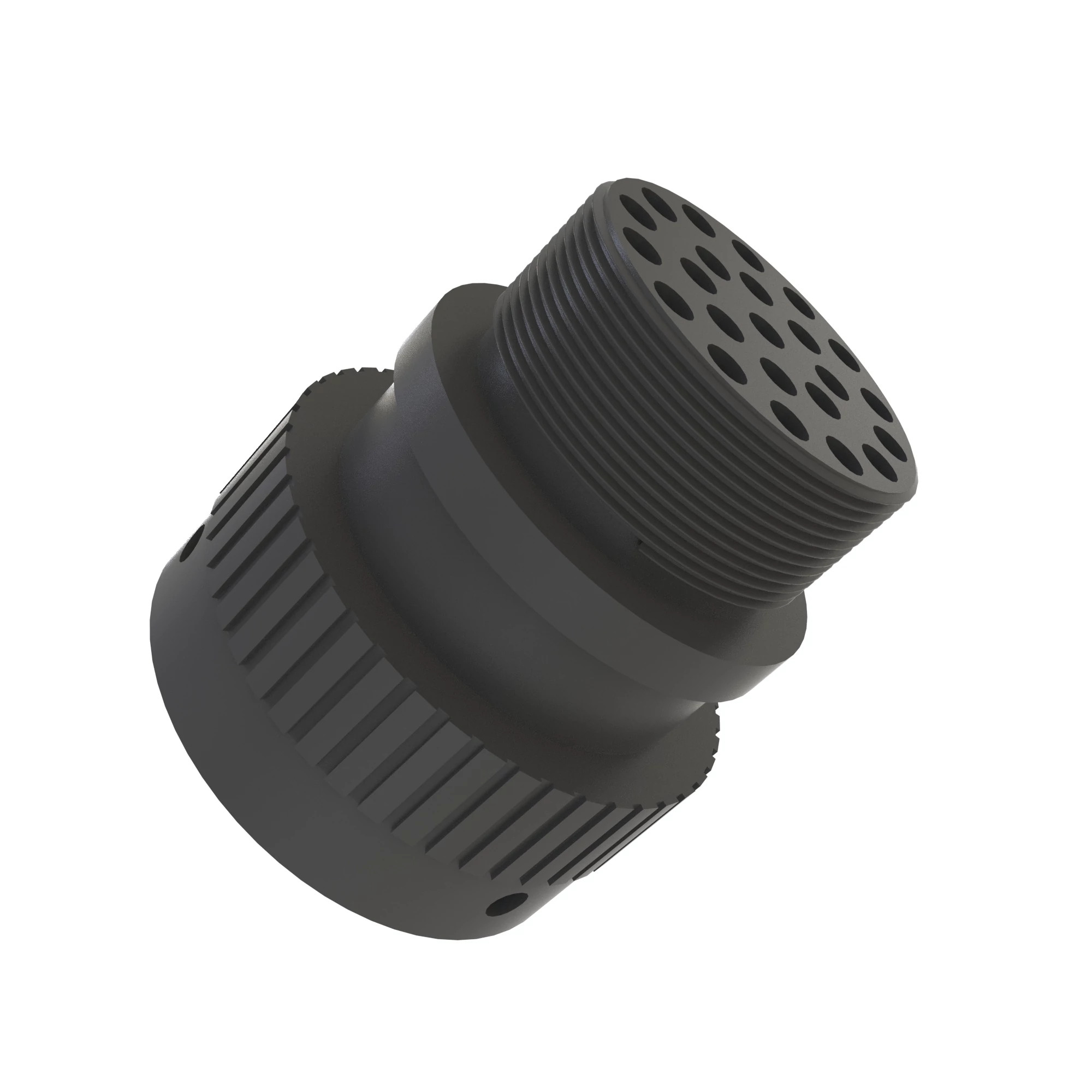 CONN DEUTSCH HDP20 23W MS BLK PLSTC
