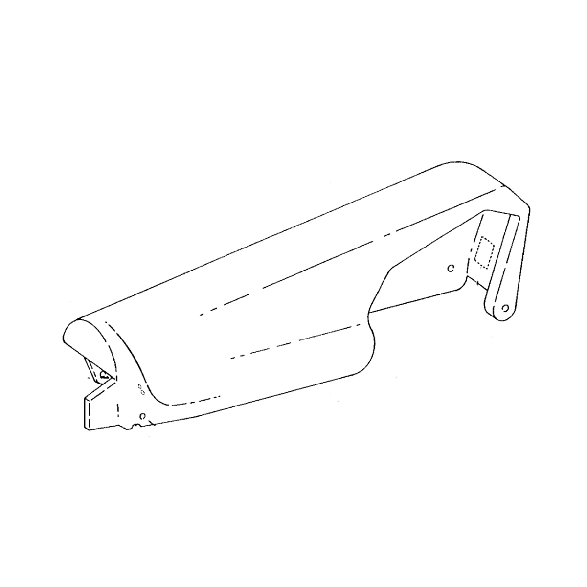 Fender Assy-Lh, 20"/22" Rows